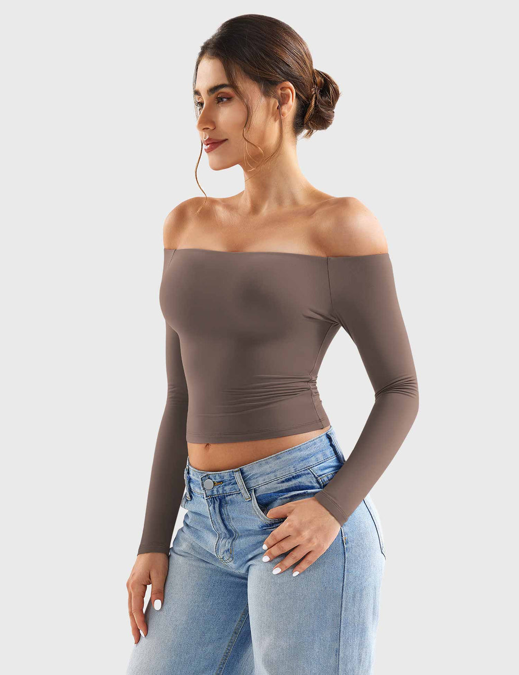 Top Ease de Hombros Descubiertos