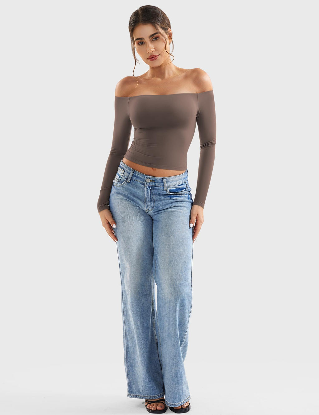 Top Ease de Hombros Descubiertos