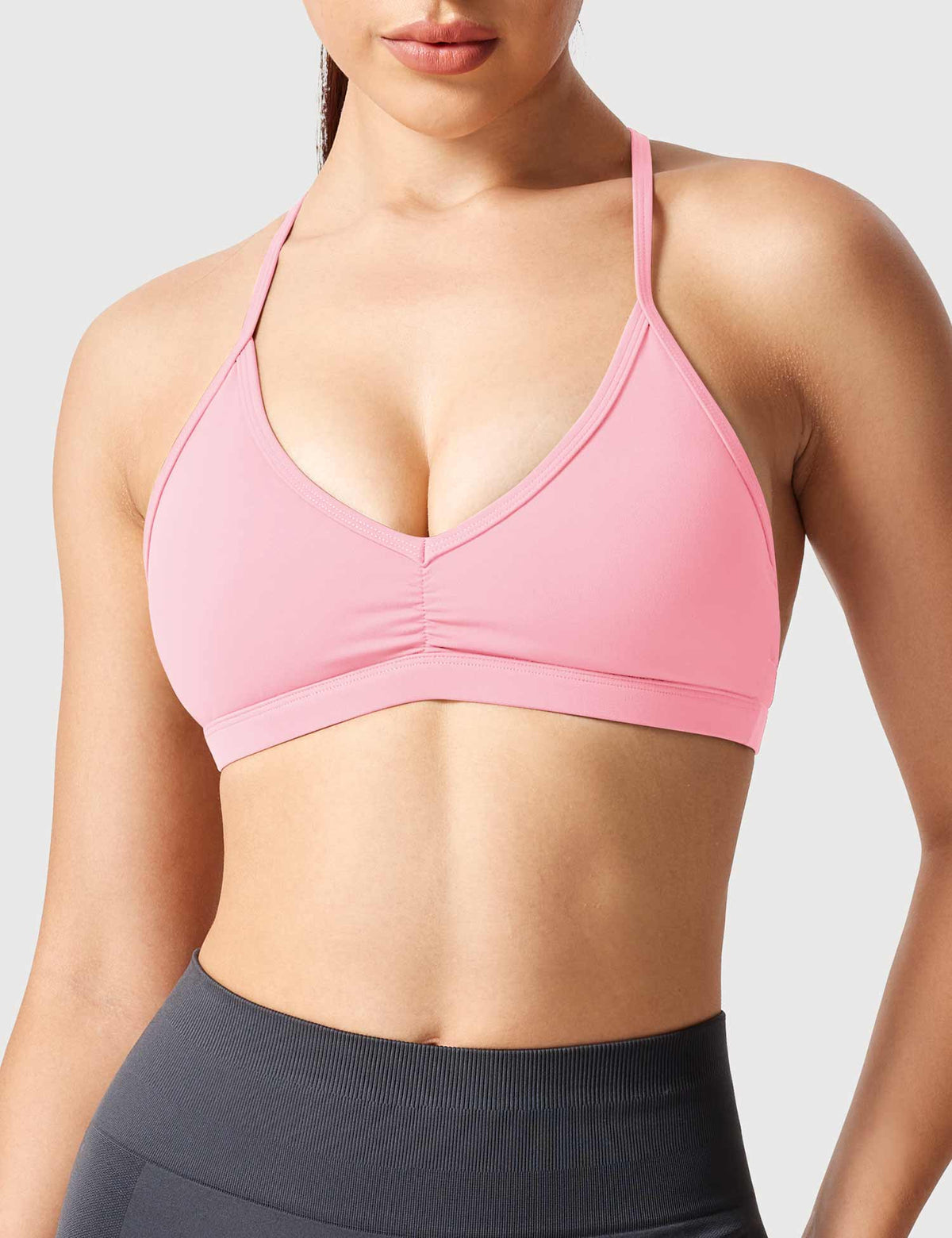 Sostén Deportivo CoreFlex con Frente Plisado