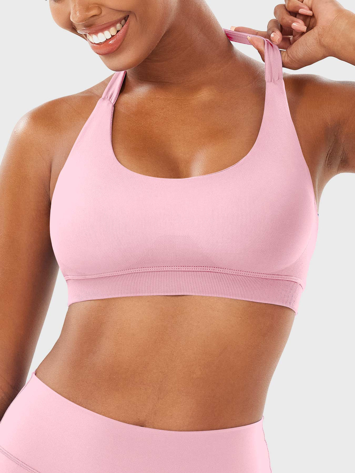Sostén Deportivo CoreFlex Halter sin Costuras