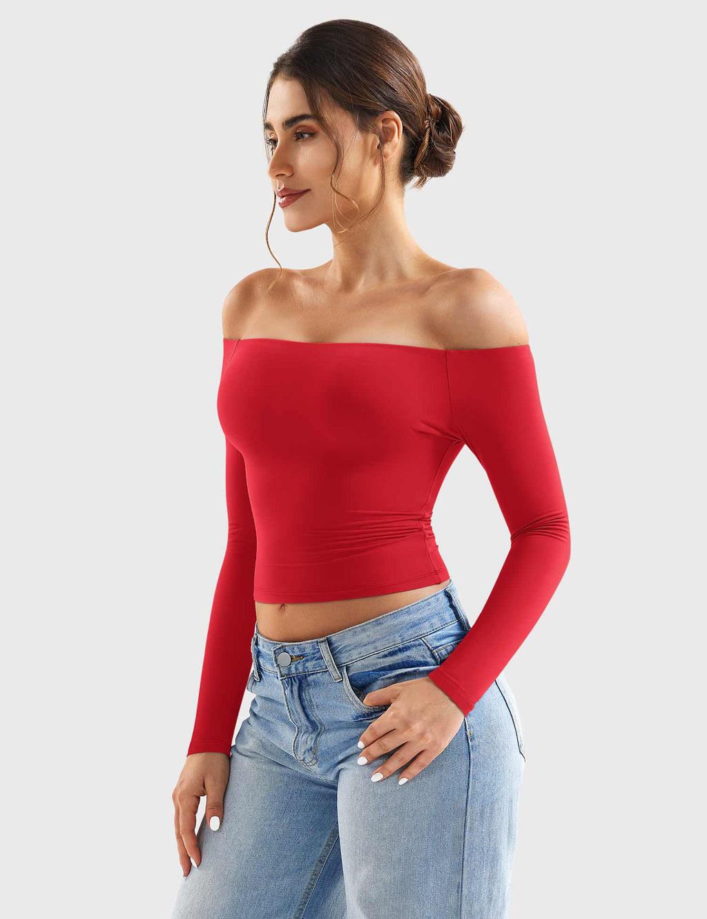 Top Ease de Hombros Descubiertos