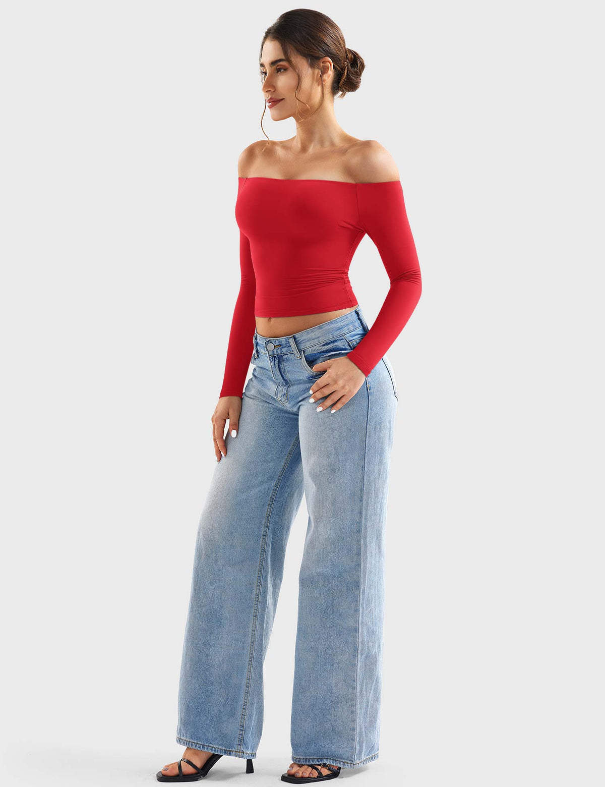 Top Ease de Hombros Descubiertos