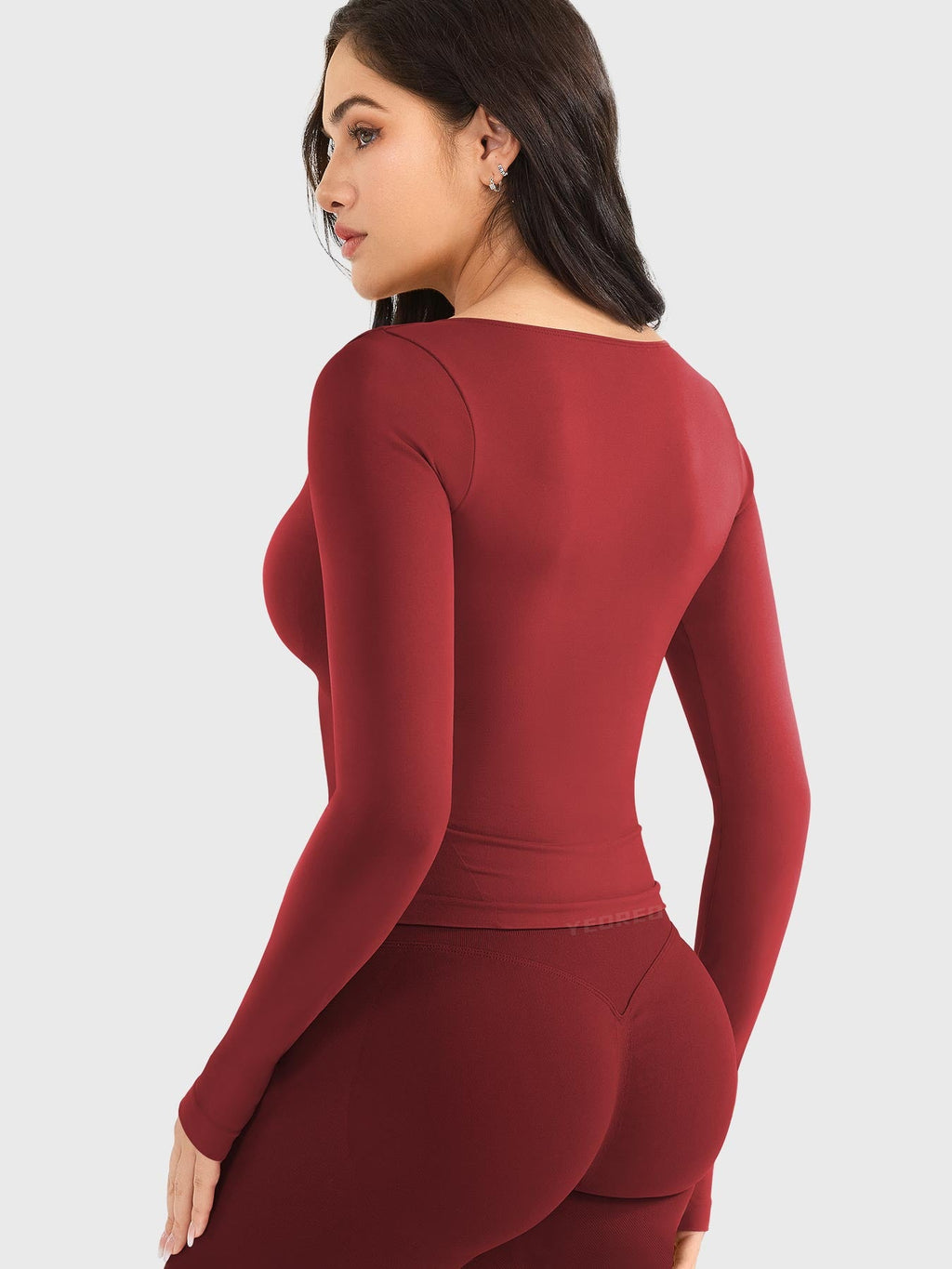 Top CoreFlex sin Costuras de Manga Larga