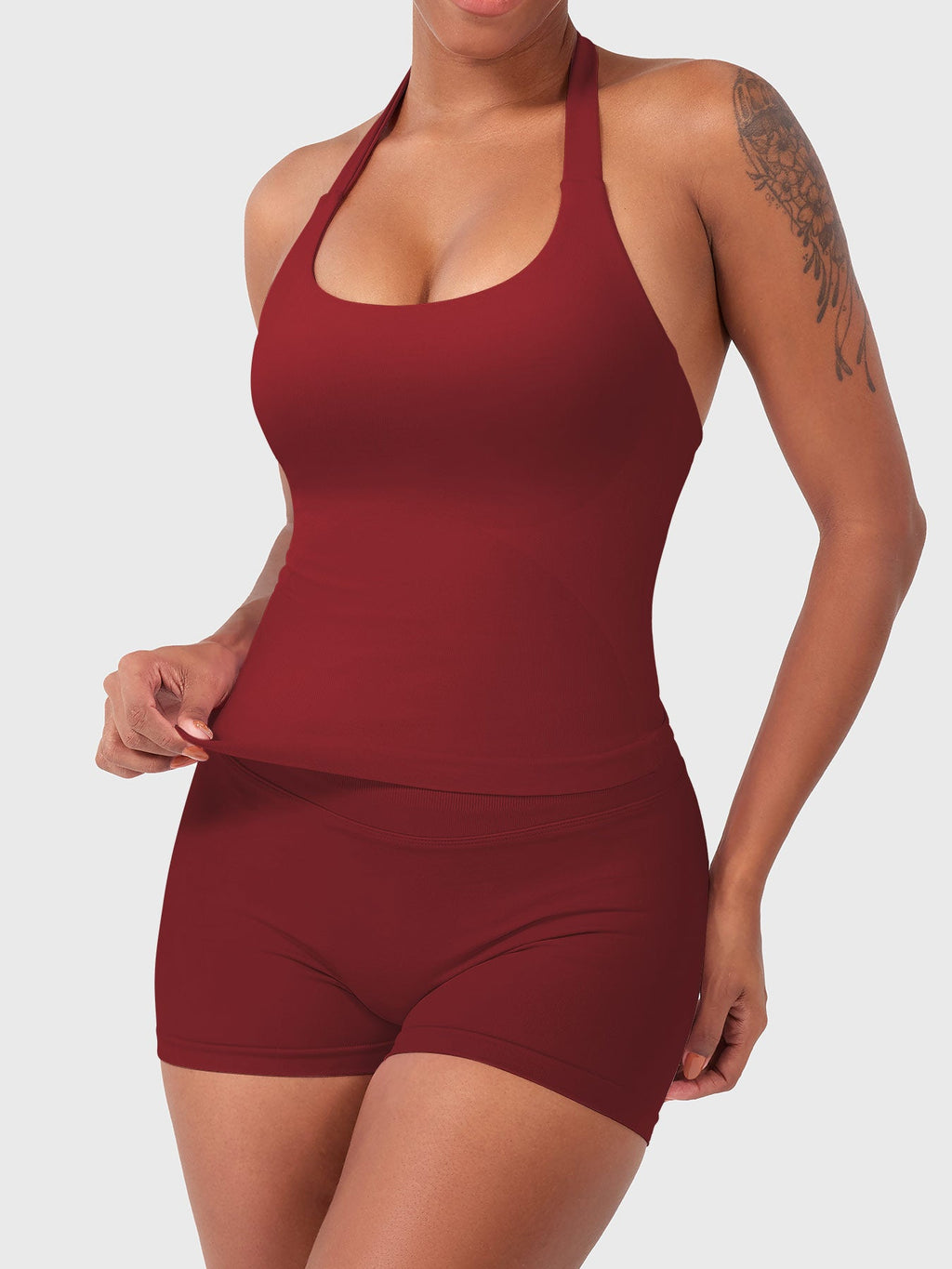 Top CoreFlex Halter sin Costuras
