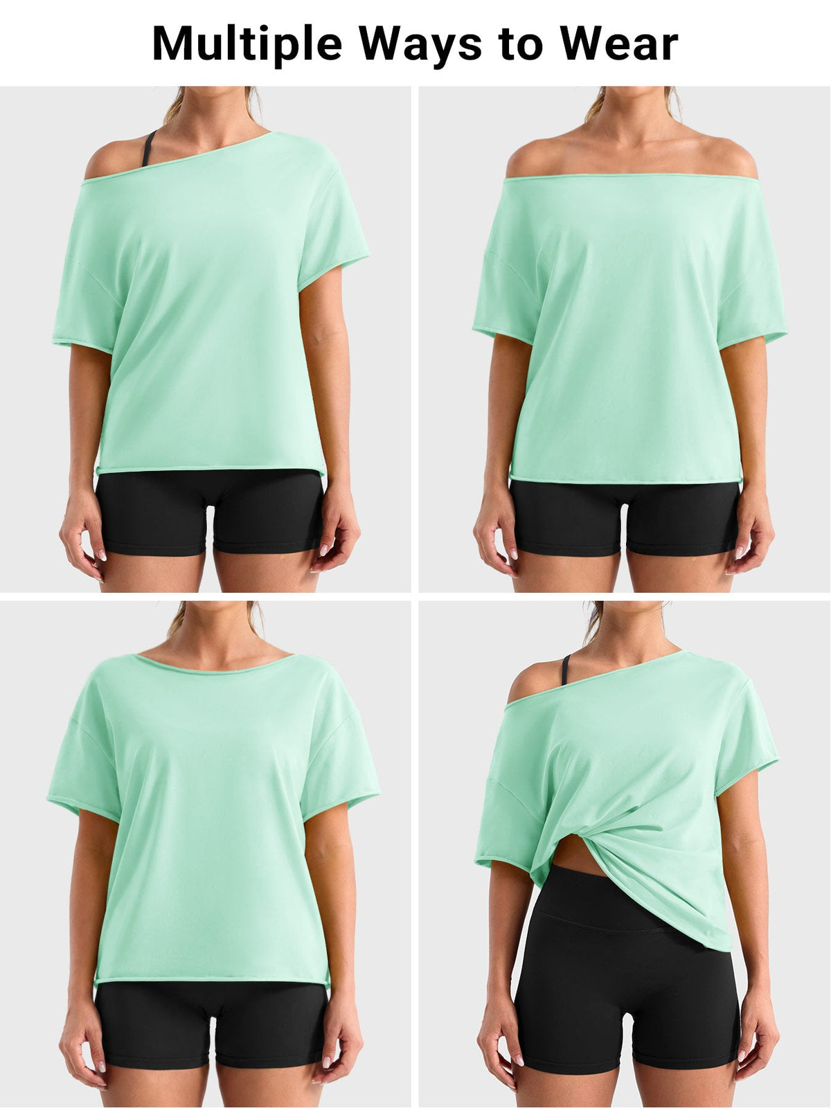 Top Ease de Hombros Descubiertos para Descanso
