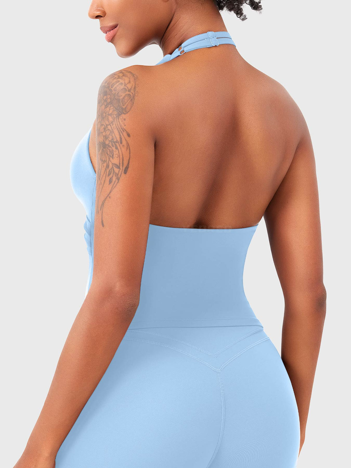 Top CoreFlex Halter con Cuello en V