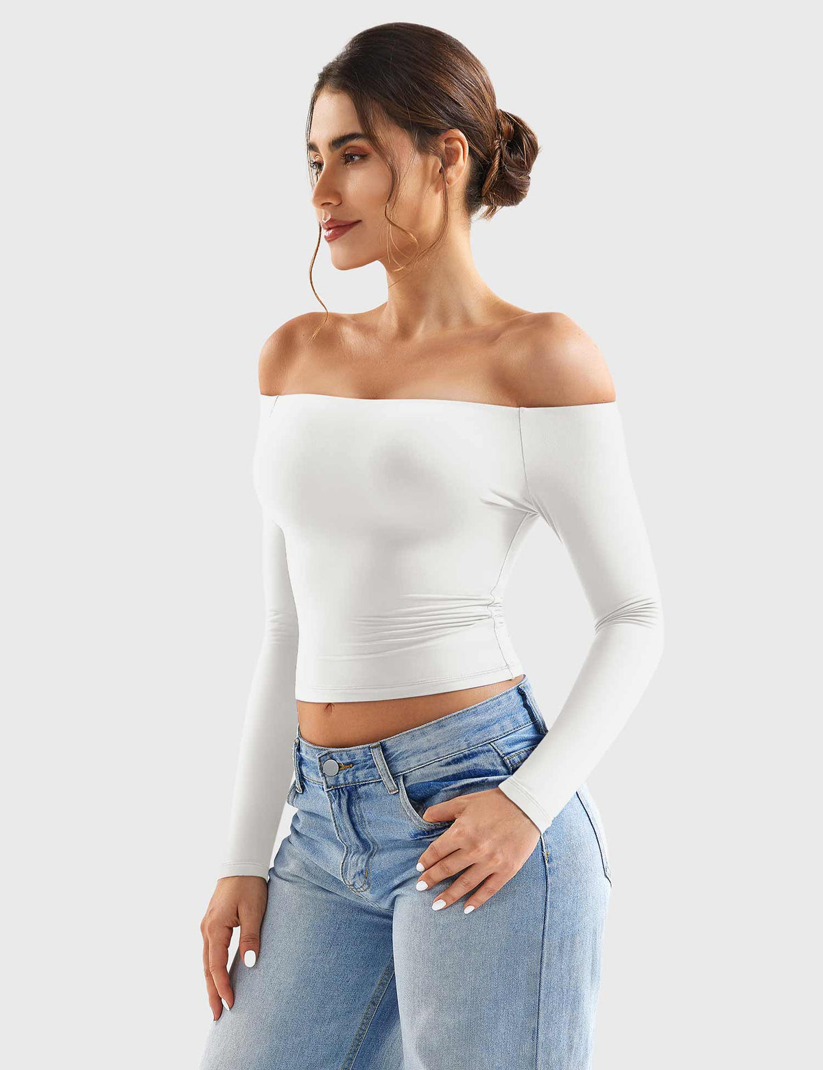 Top Ease de Hombros Descubiertos