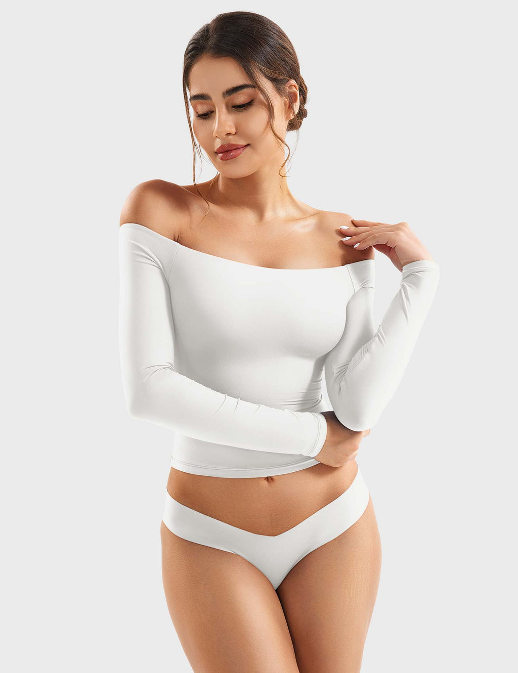 Top Ease de Hombros Descubiertos