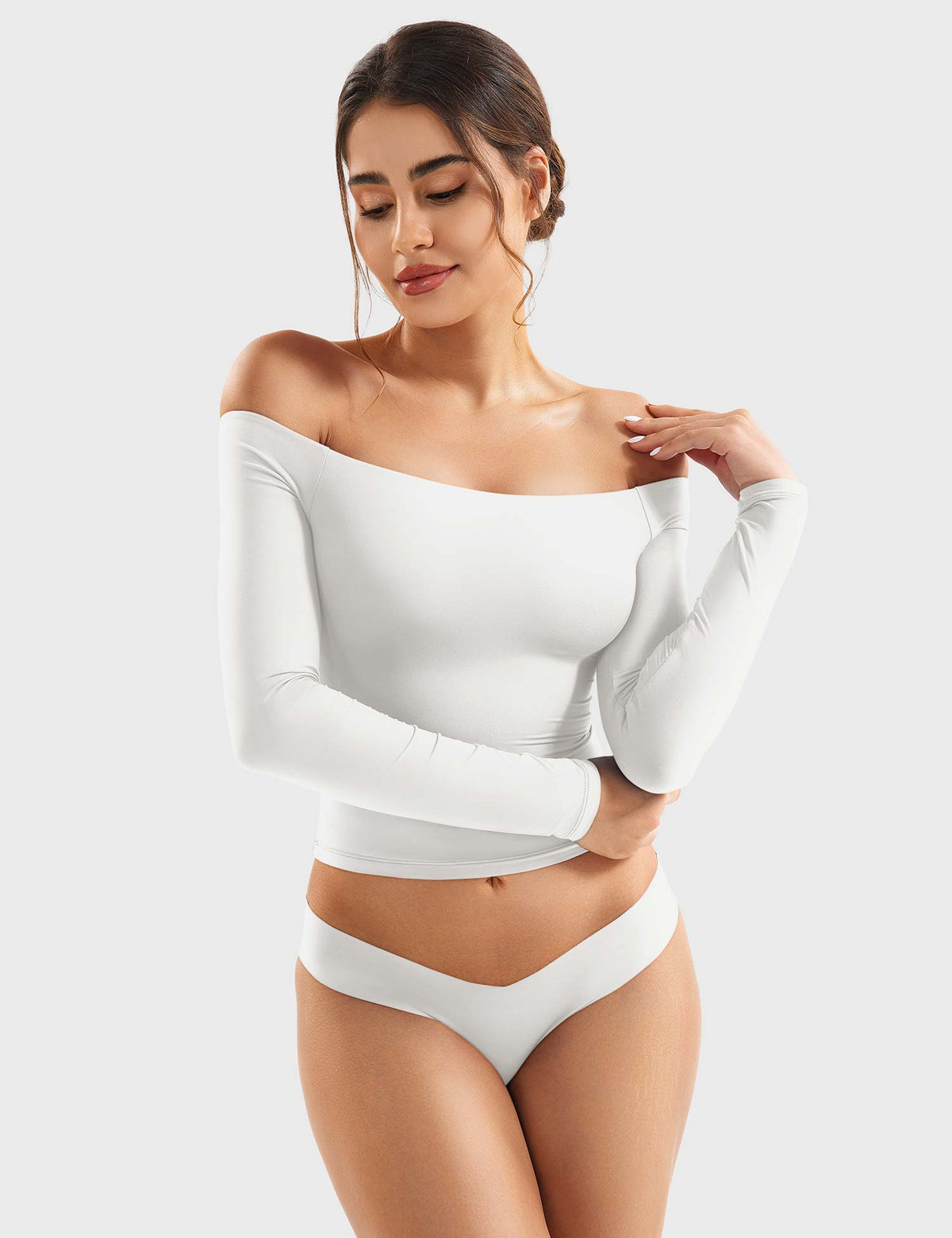 Top Ease de Hombros Descubiertos