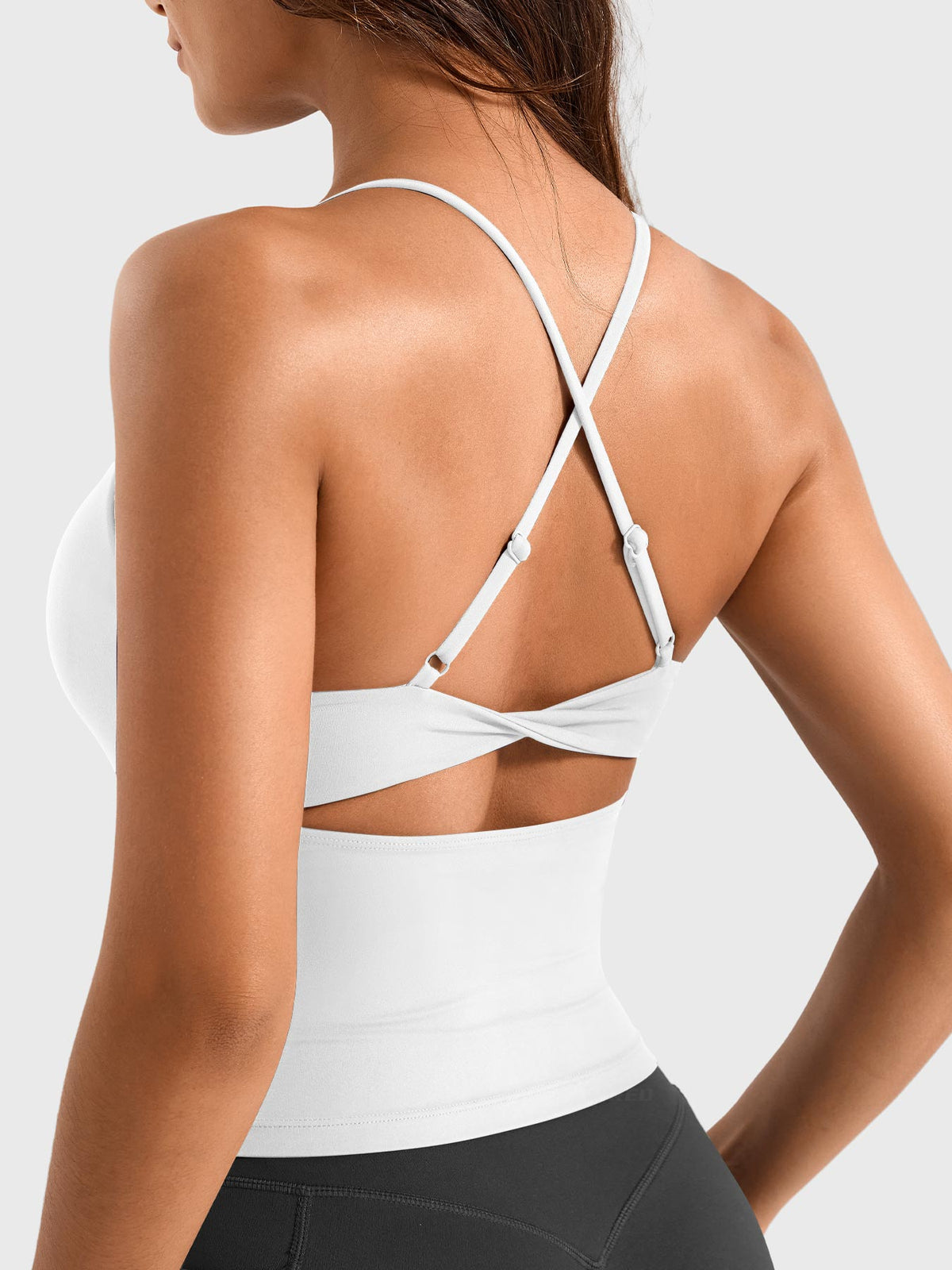 Top CoreFlex con Espalda Abierta y Torsión