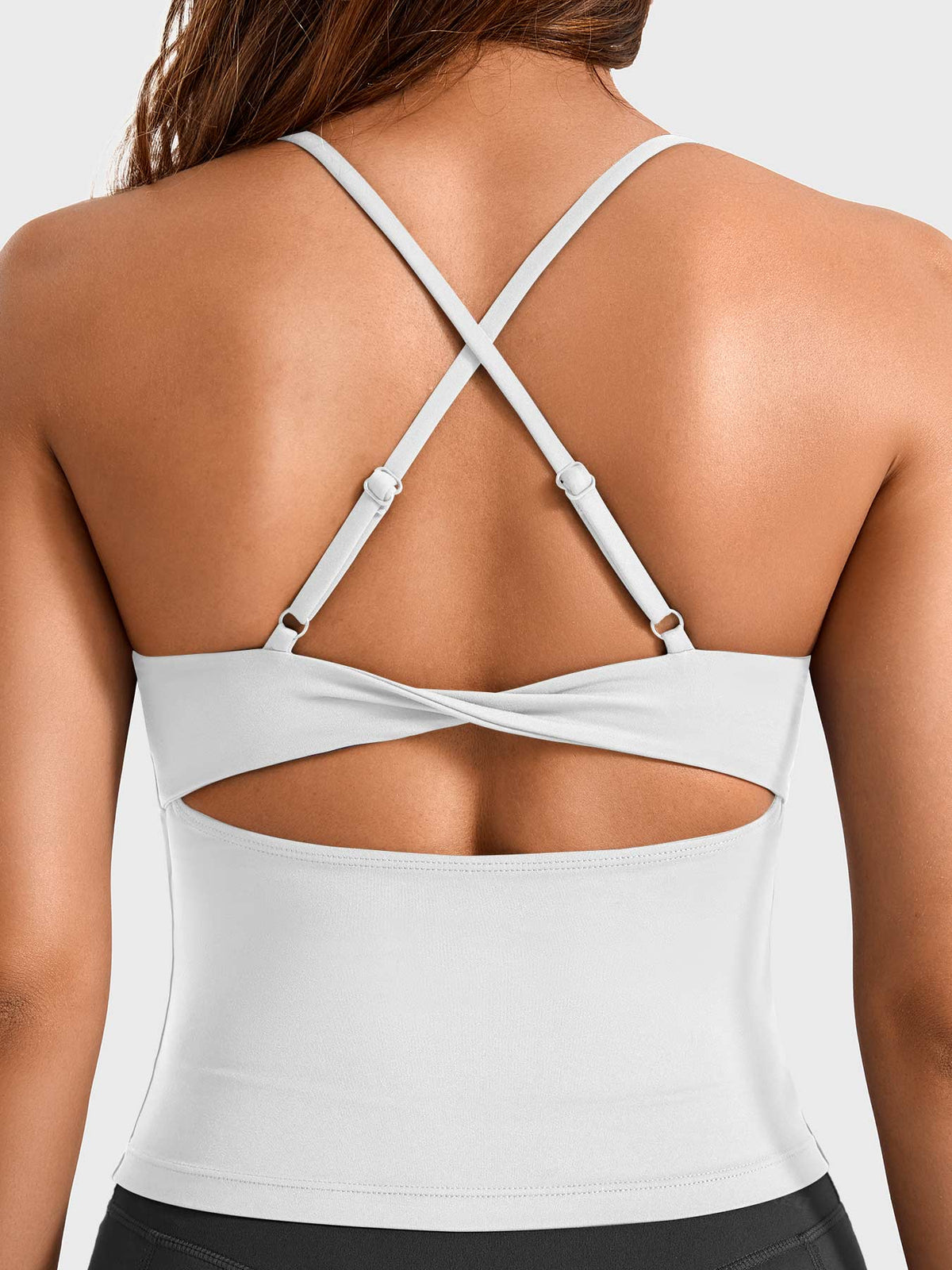 Top CoreFlex con Espalda Abierta y Torsión