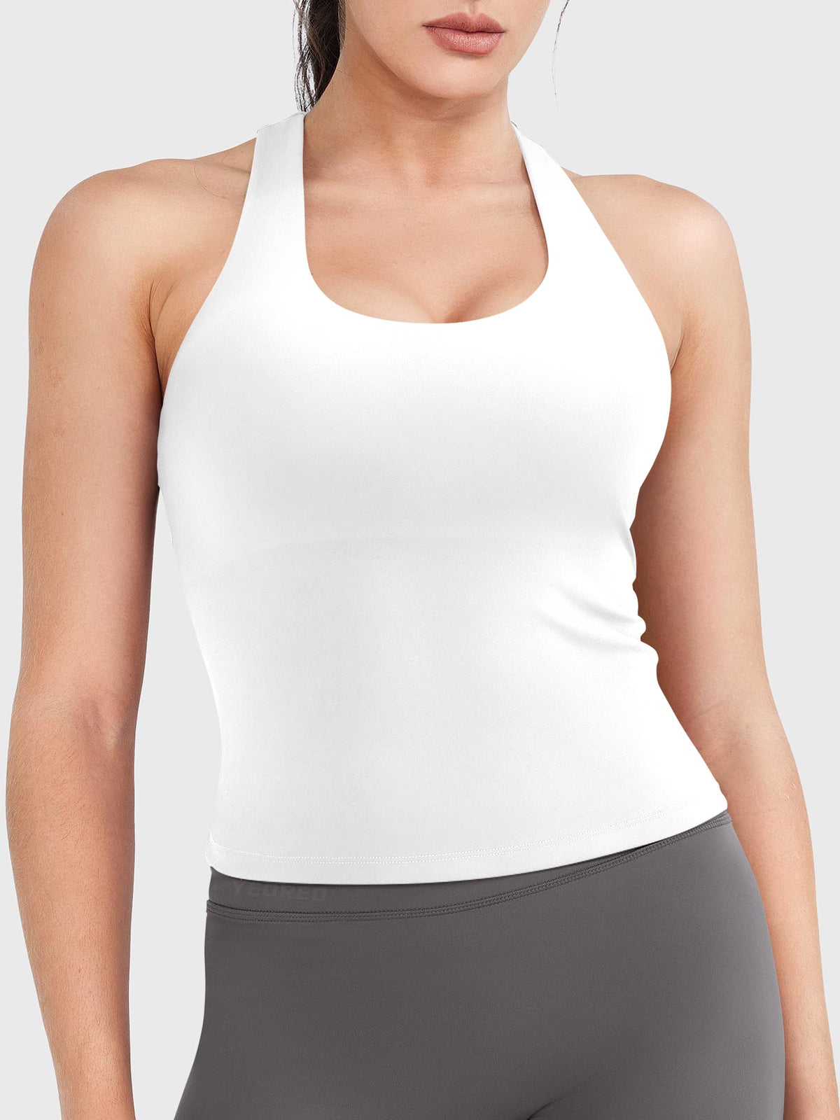 Top CoreFlex con Cuello en U y Espalda Nadadora