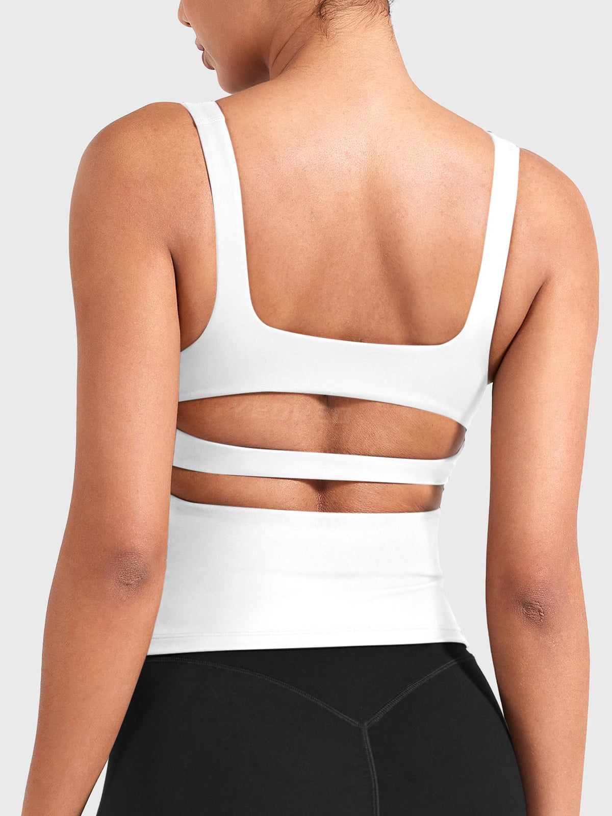 Top Largo CoreFlex con Espalda Abierta