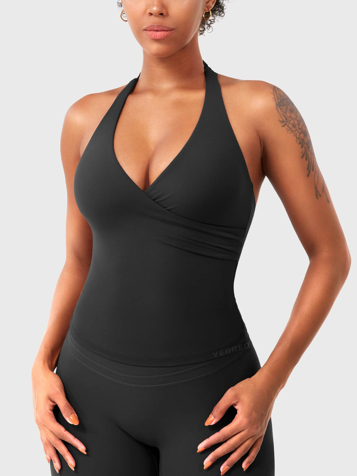 Top CoreFlex Halter con Cuello en V