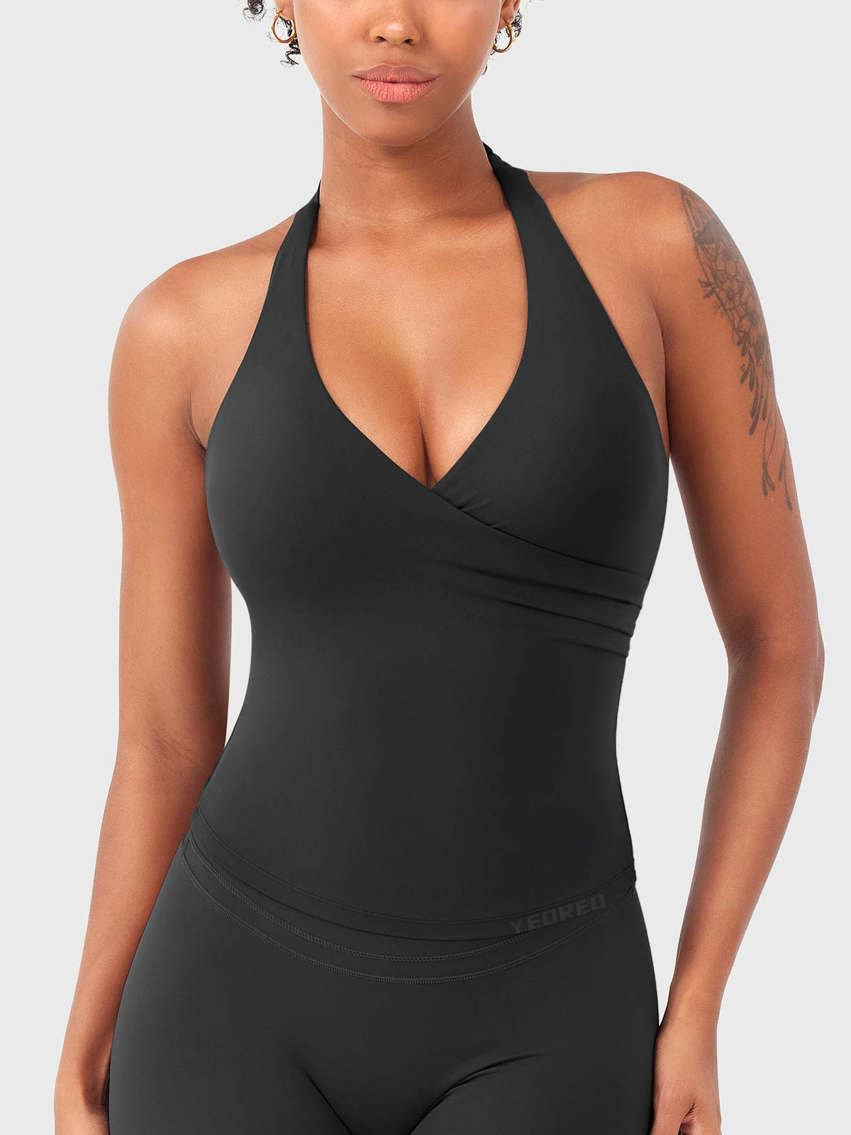 Top CoreFlex Halter con Cuello en V