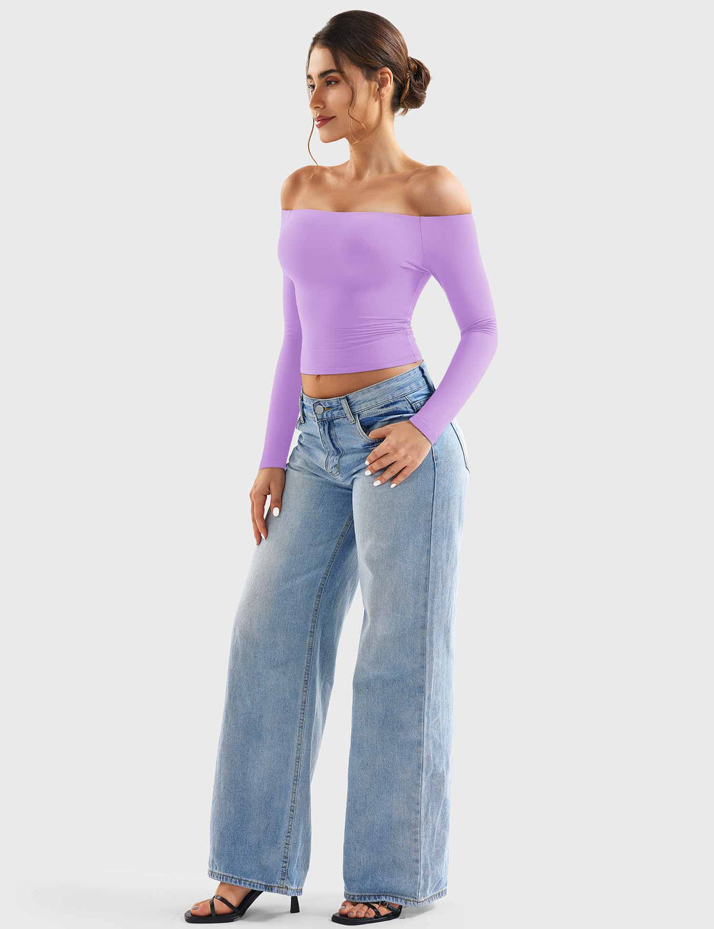 Top Ease de Hombros Descubiertos