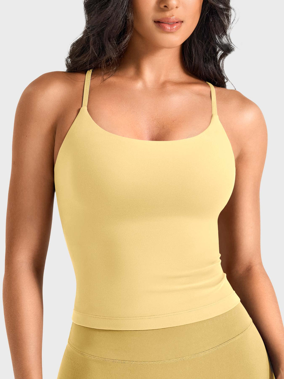 Top CoreFlex con Cuello Cuadrado y Sostén Integrado