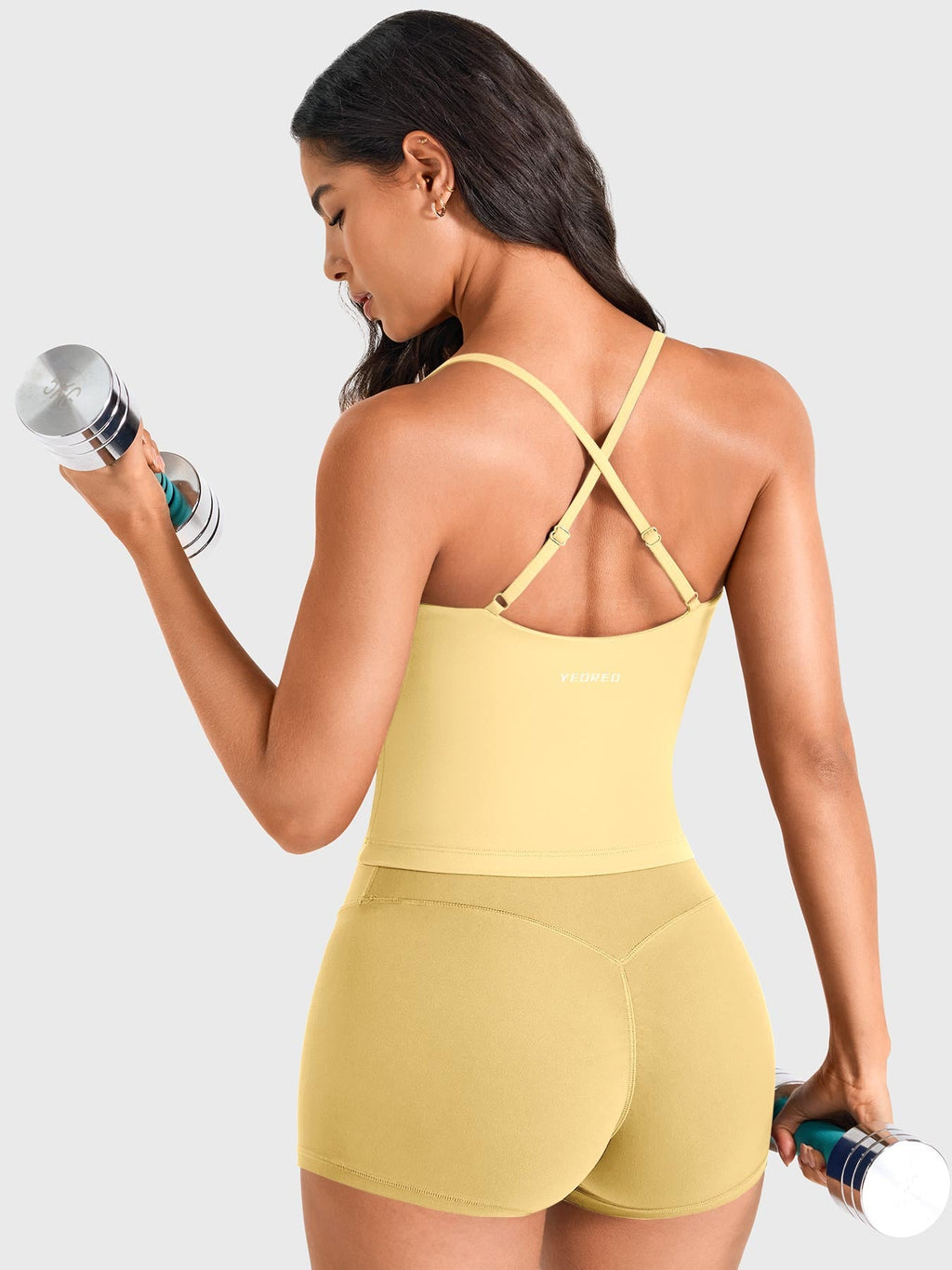 Top CoreFlex con Cuello Cuadrado y Sostén Integrado