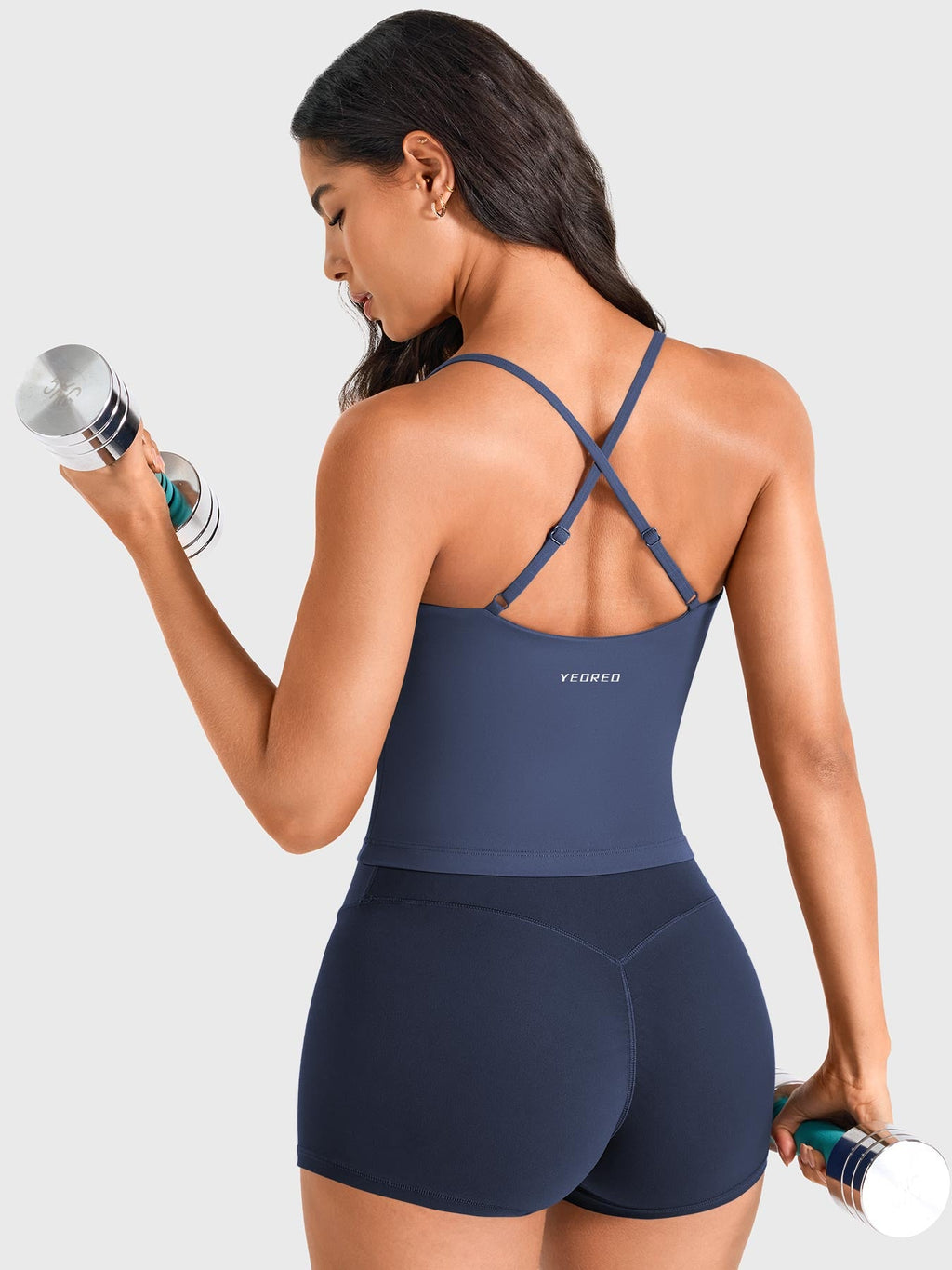 Top CoreFlex con Cuello Cuadrado y Sostén Integrado