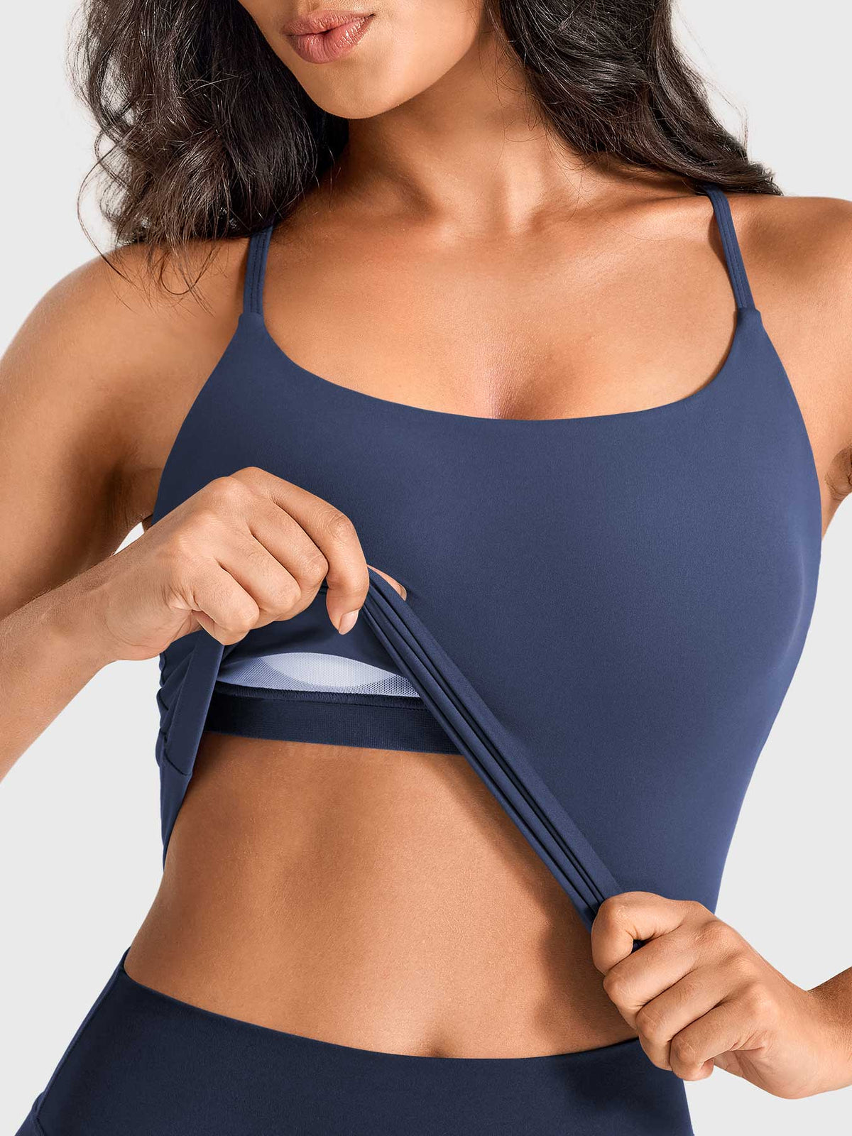 Top CoreFlex con Cuello Cuadrado y Sostén Integrado
