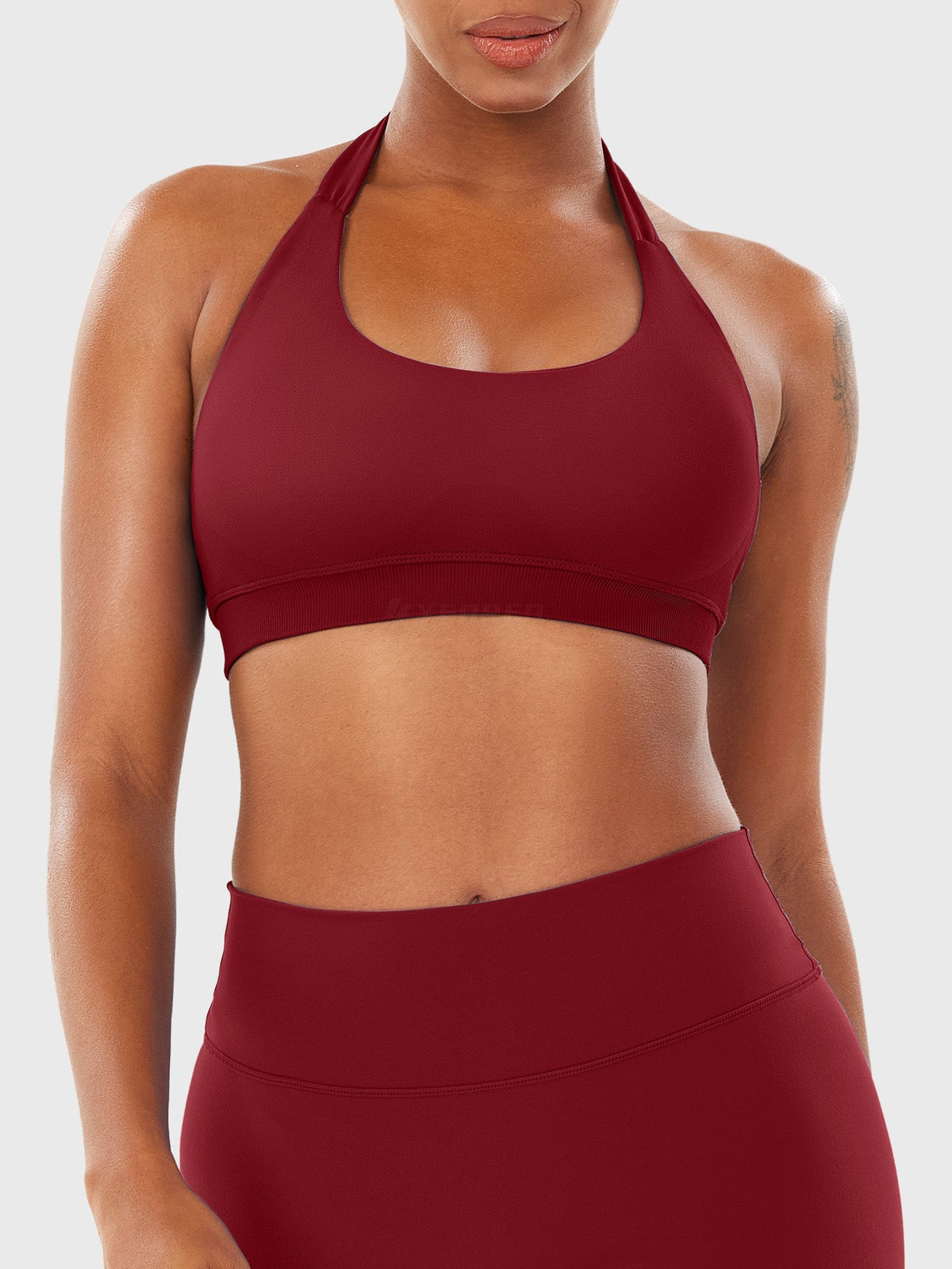 Sostén Deportivo CoreFlex Halter sin Costuras