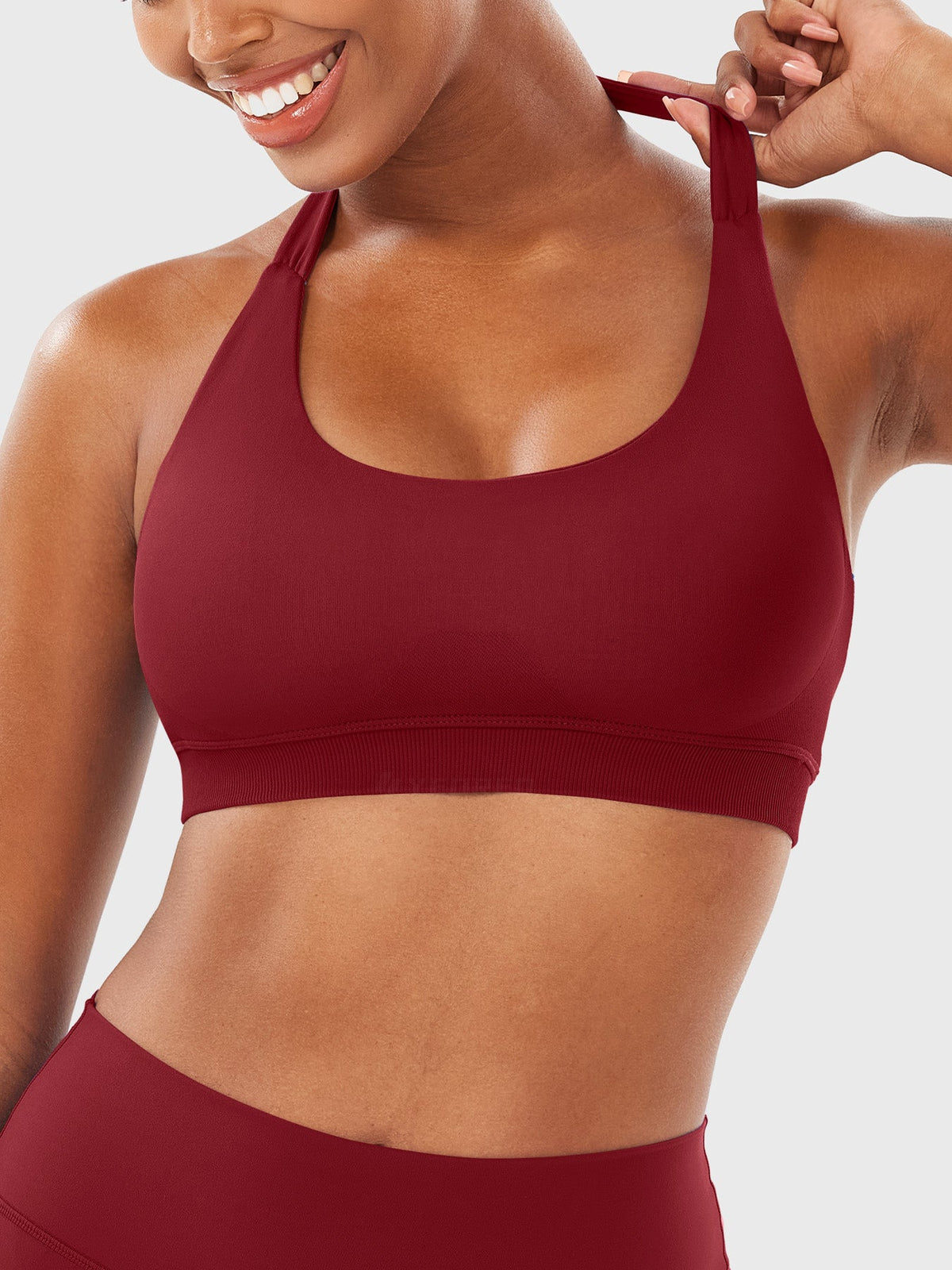 Sostén Deportivo CoreFlex Halter sin Costuras