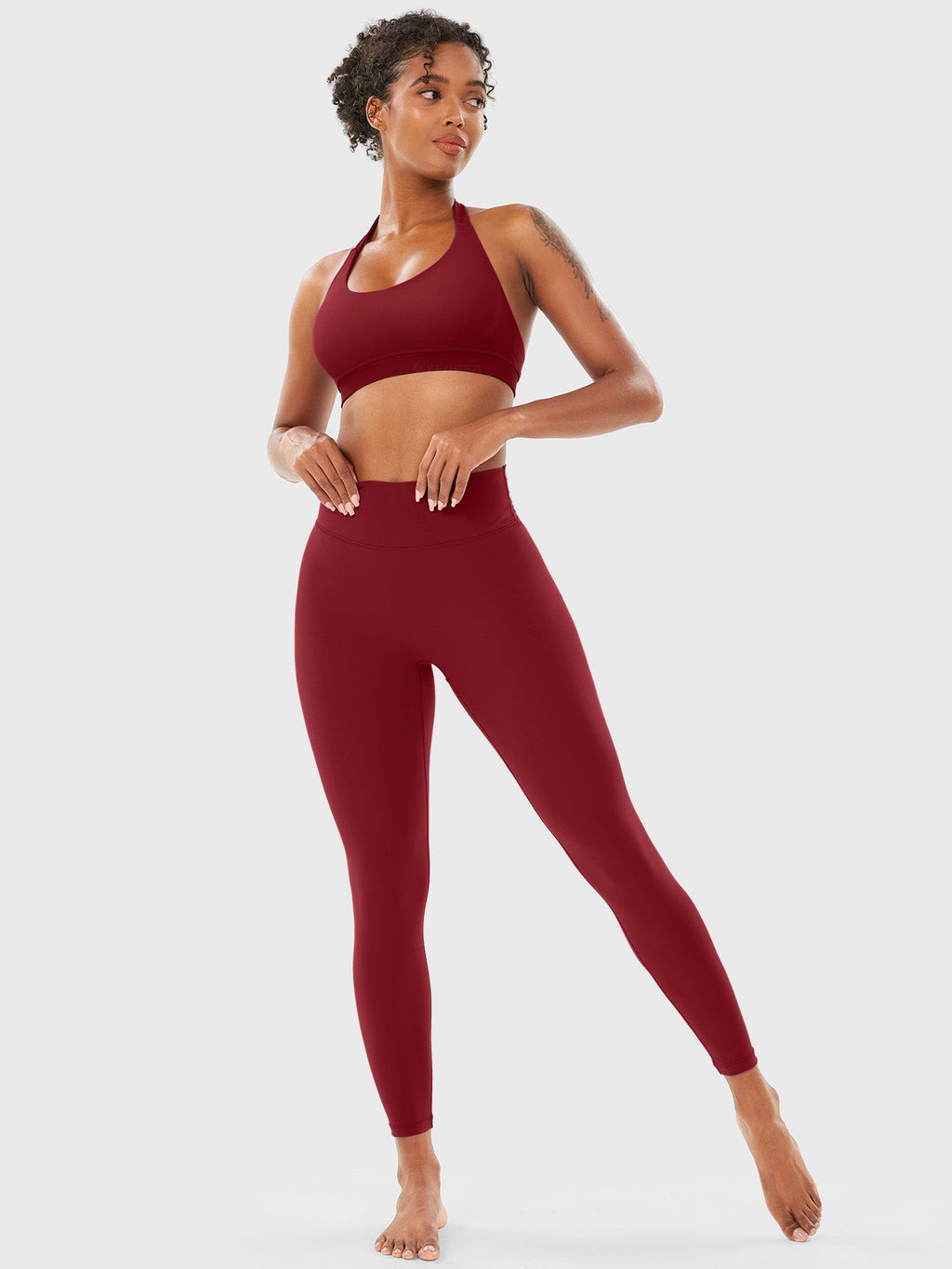Sostén Deportivo CoreFlex Halter sin Costuras