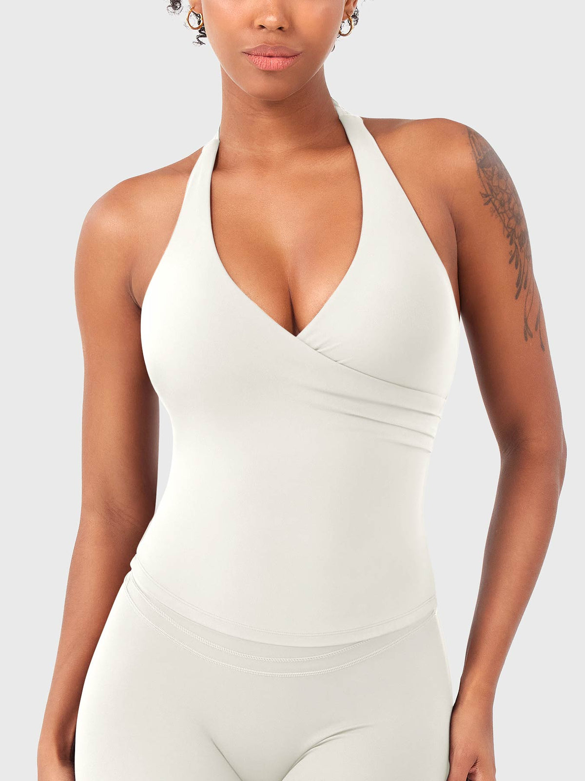 Top CoreFlex Halter con Cuello en V