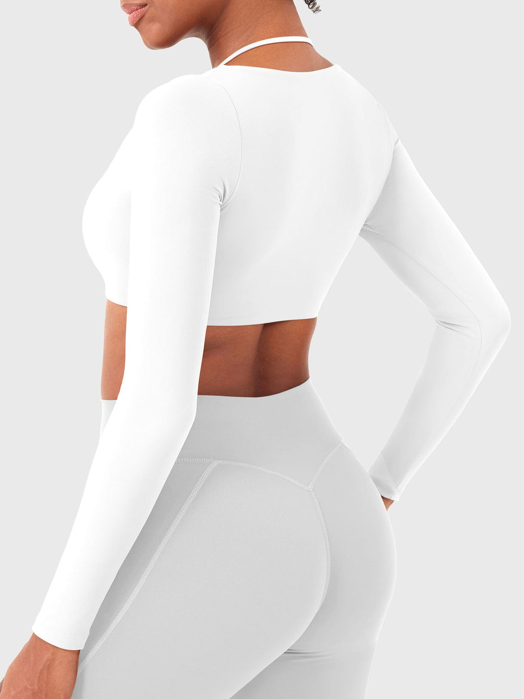 Top Corto CoreFlex de Manga Larga
