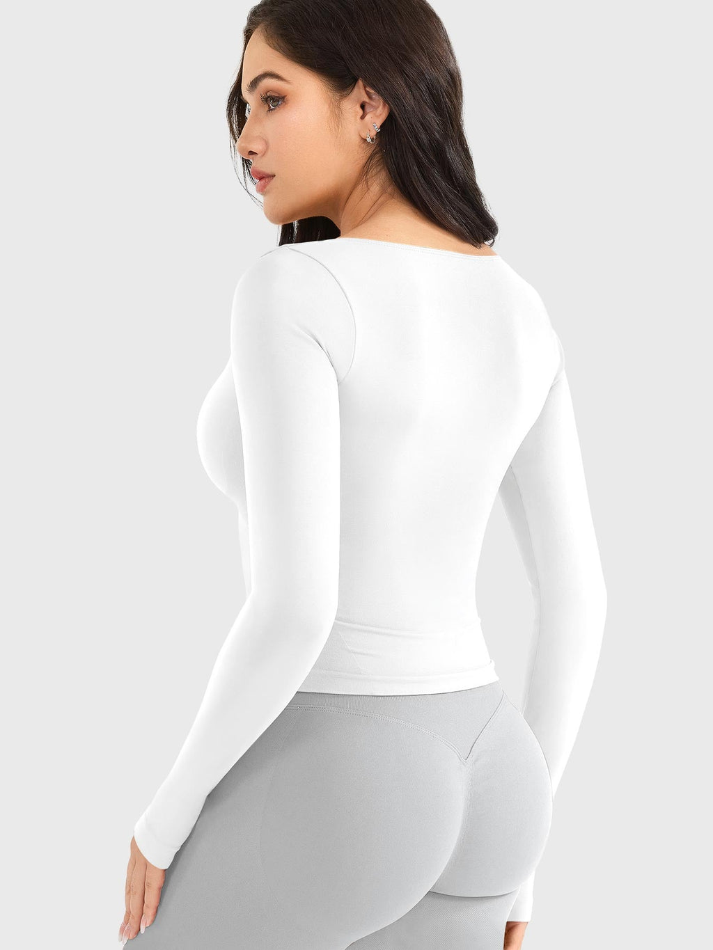 Top CoreFlex sin Costuras de Manga Larga