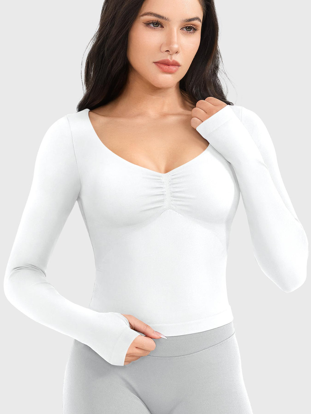 Top CoreFlex sin Costuras de Manga Larga