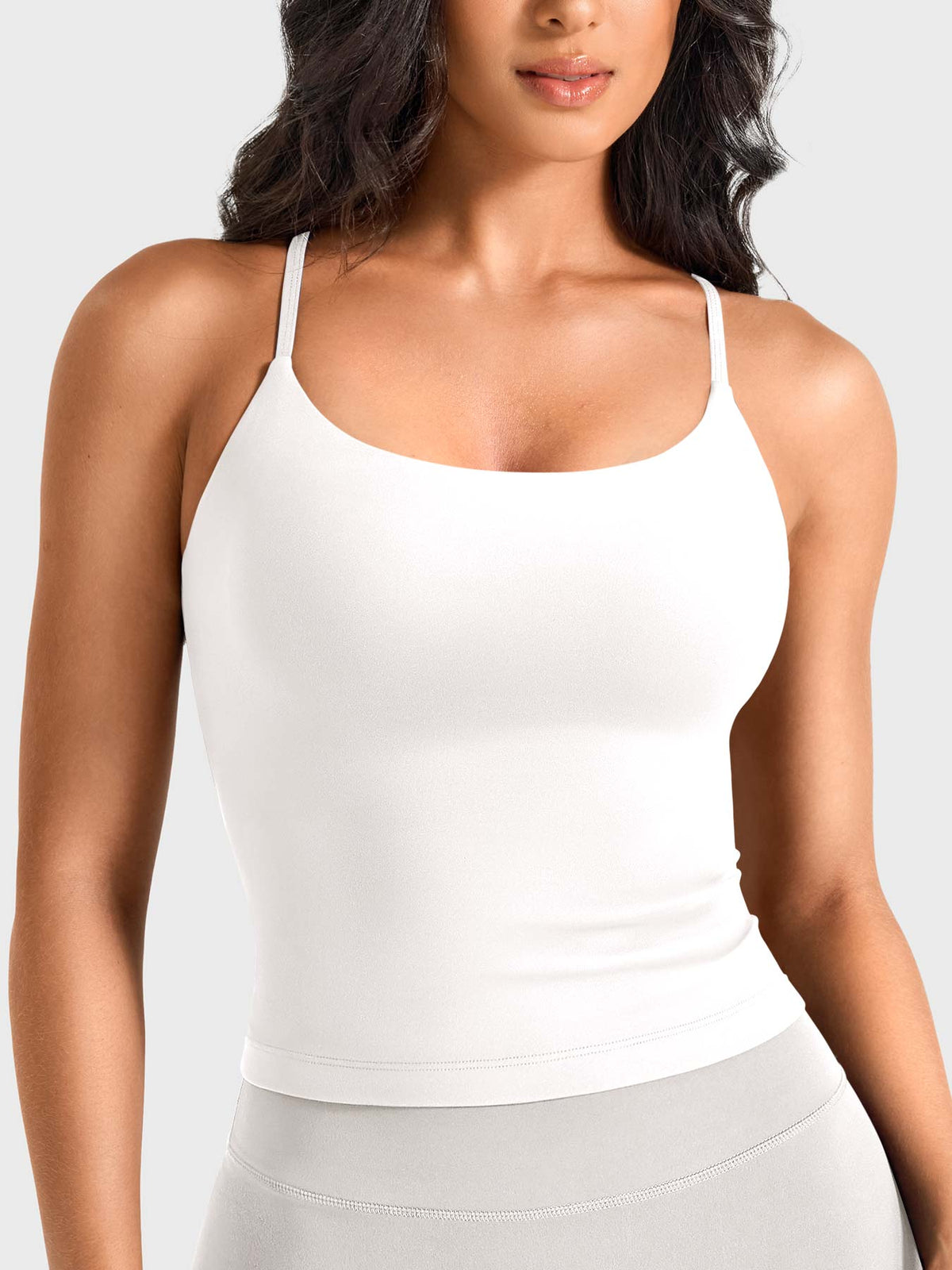 Top CoreFlex con Cuello Cuadrado y Sostén Integrado