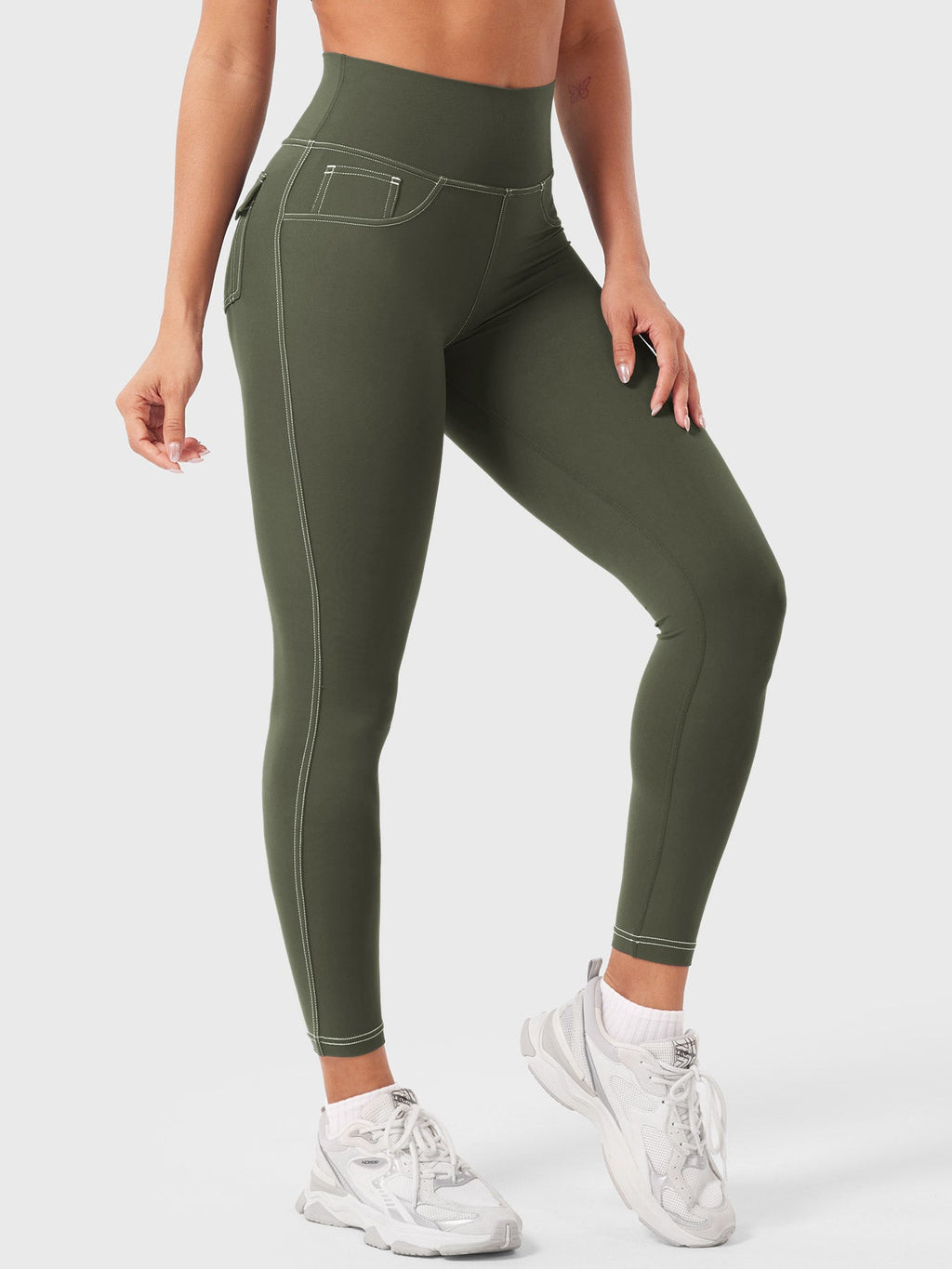 Leggings CoreFlex Efecto Mezclilla