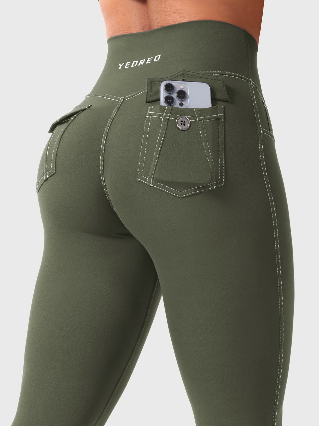 Leggings CoreFlex Efecto Mezclilla