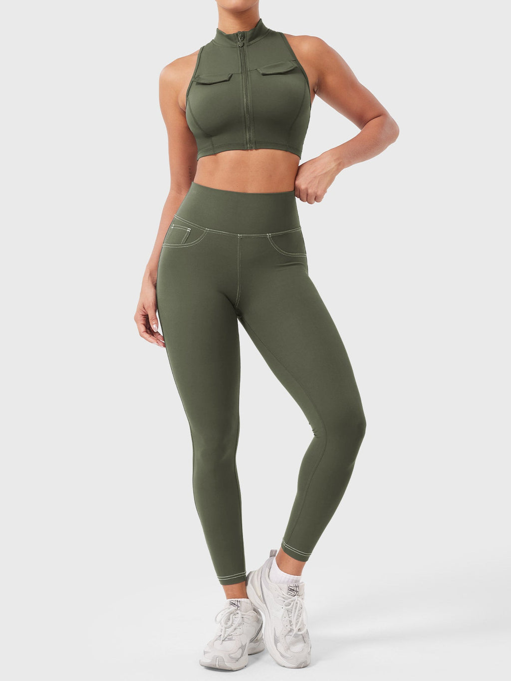 Leggings CoreFlex Efecto Mezclilla