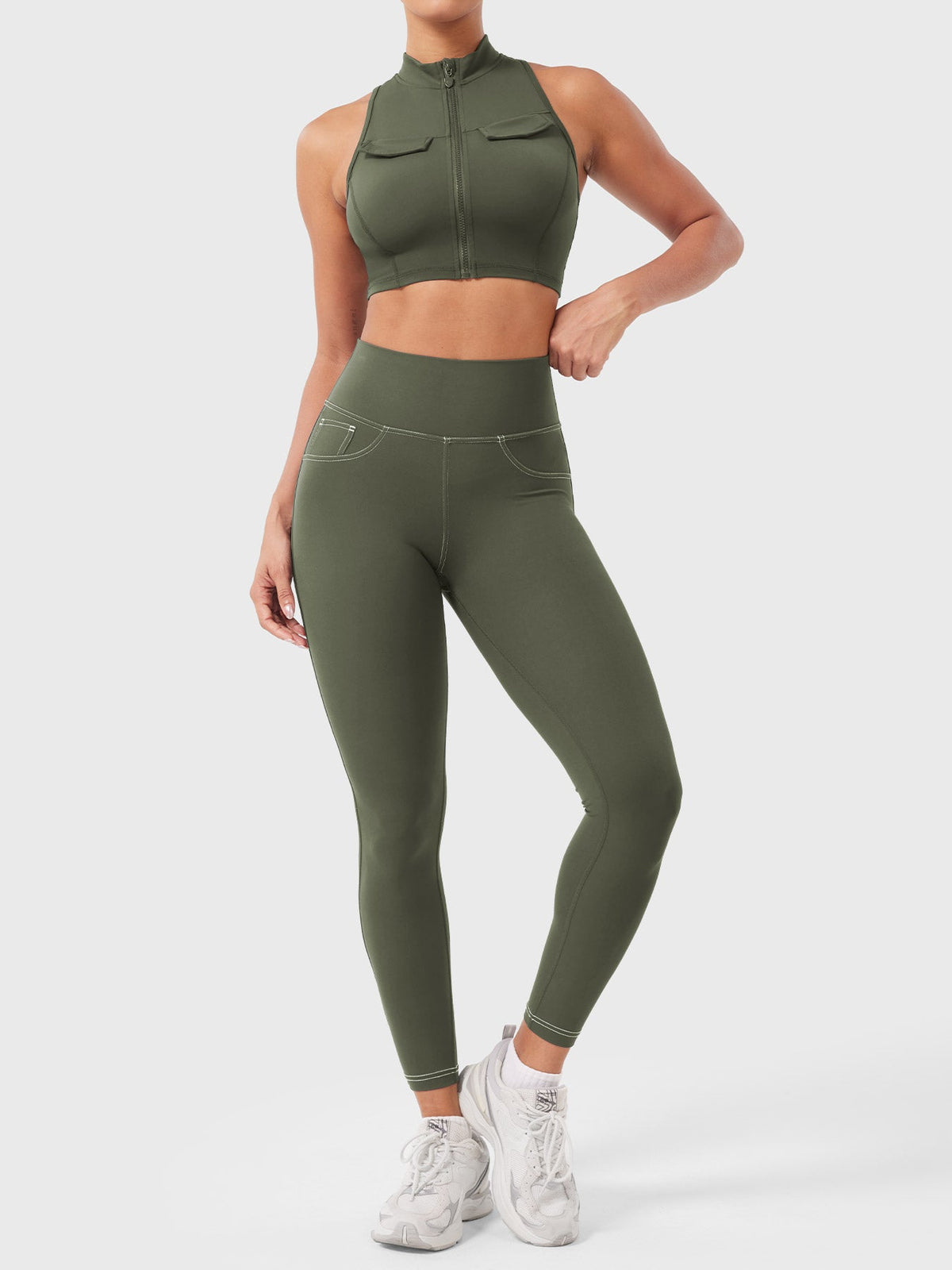 Leggings CoreFlex Efecto Mezclilla