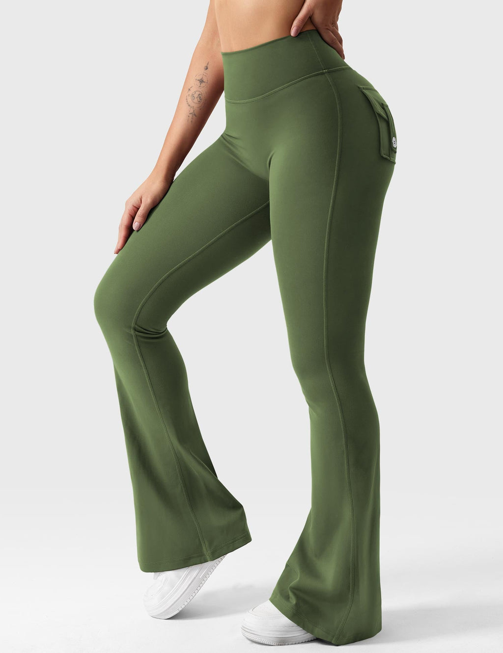Leggings Acampanados CoreFlex de 31.5" con Bolsillos
