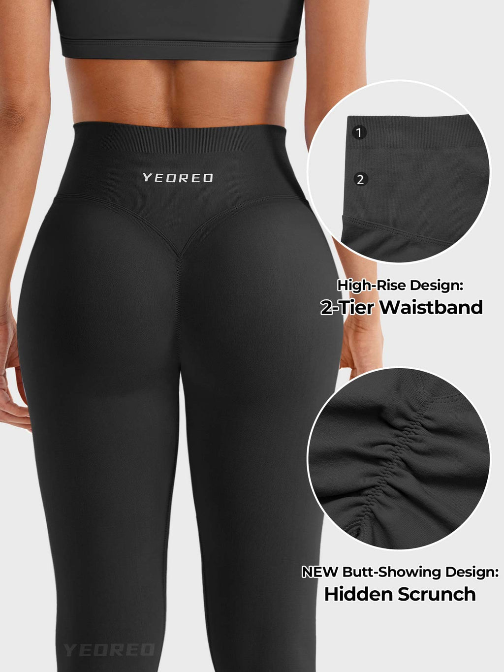 Leggings Contour de Tiro Alto