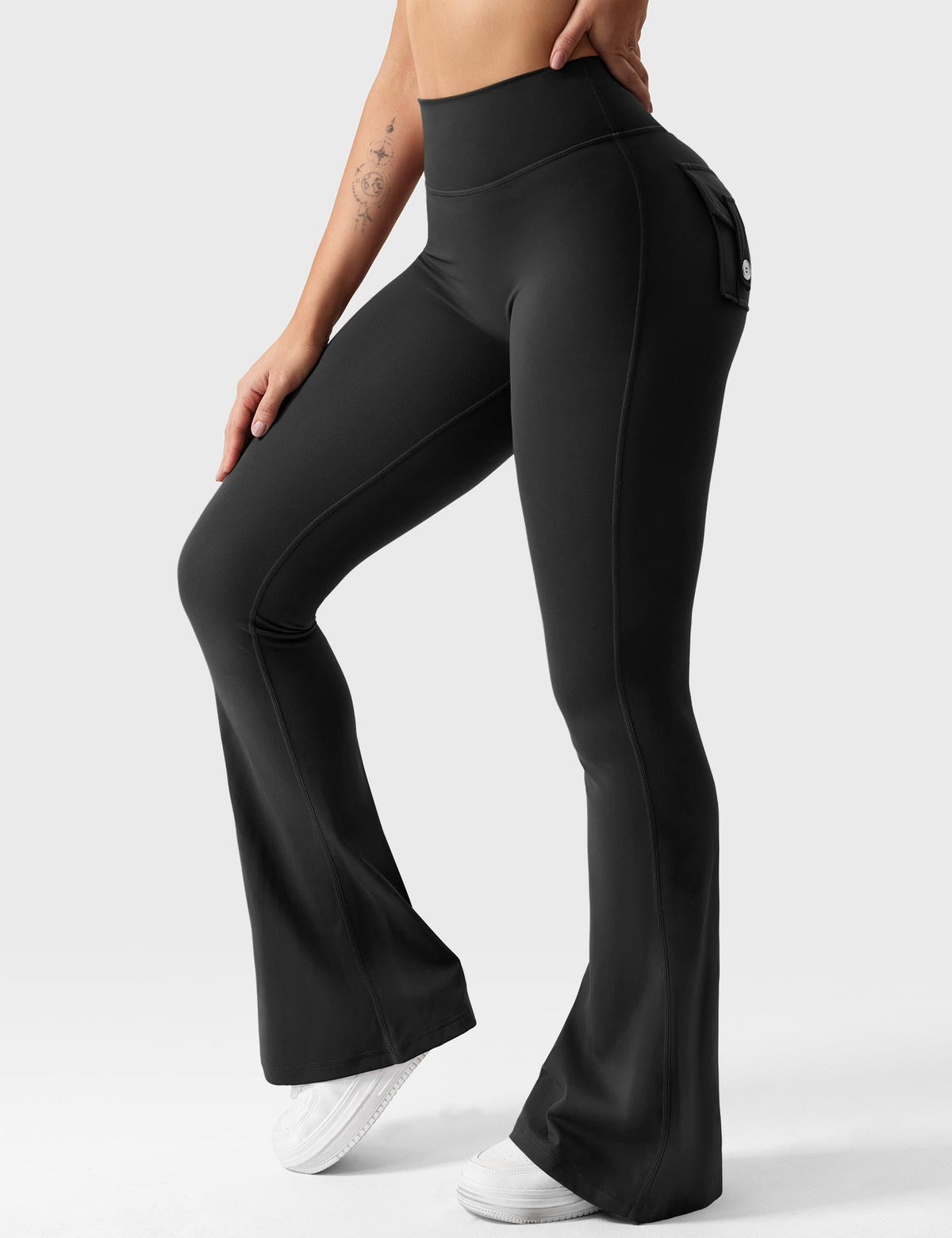 Leggings Acampanados CoreFlex de 31.5" con Bolsillos