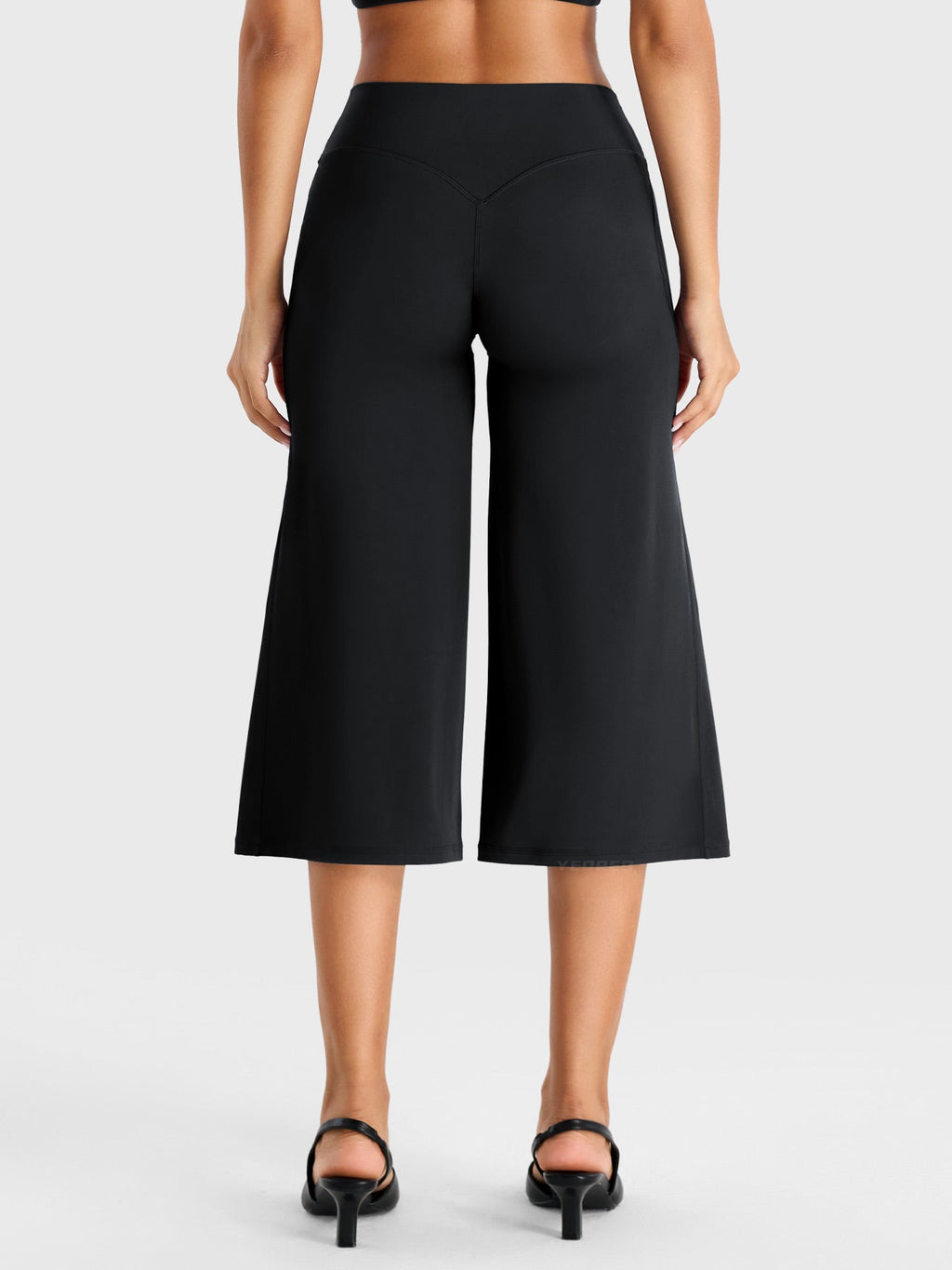 Pantalones Capri Ease de Pierna Ancha de 21" de Tiro Bajo