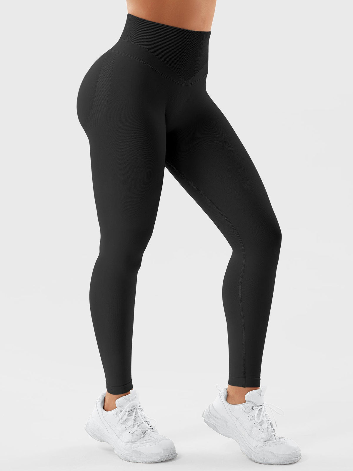 Leggings sin Costuras Contour con Espalda en V
