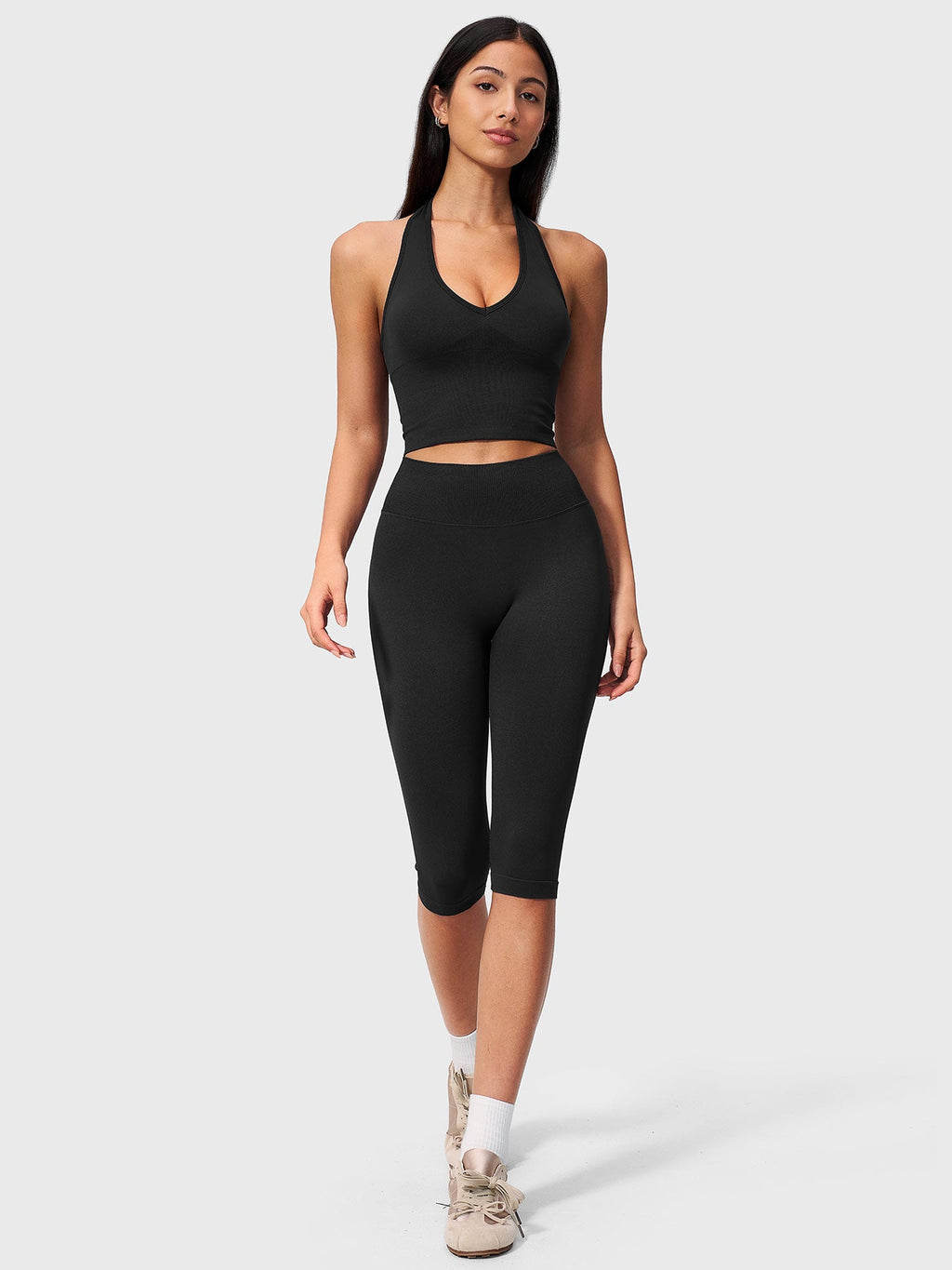 Leggings Capri CoreFlex sin Costuras