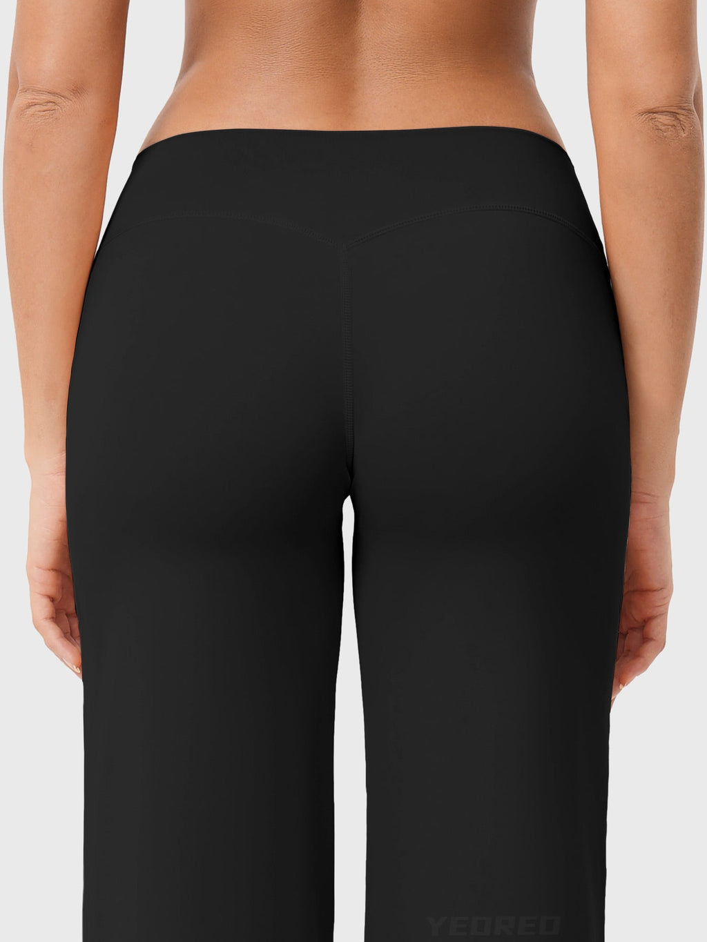 Pantalones Capri SoftHue de Pierna Ancha de 21" de Tiro Bajo
