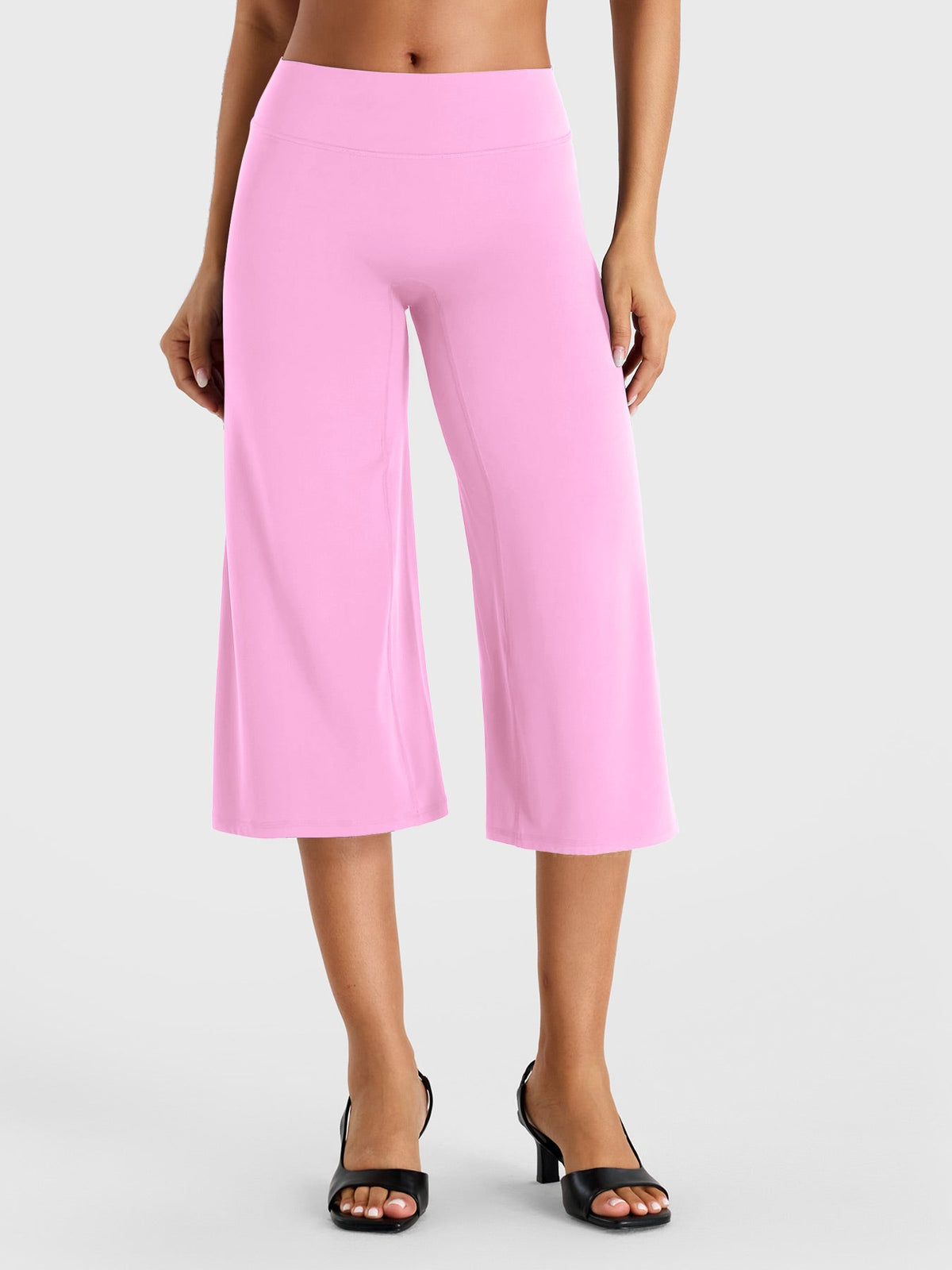 Pantalones Capri Ease de Pierna Ancha de 21" de Tiro Bajo