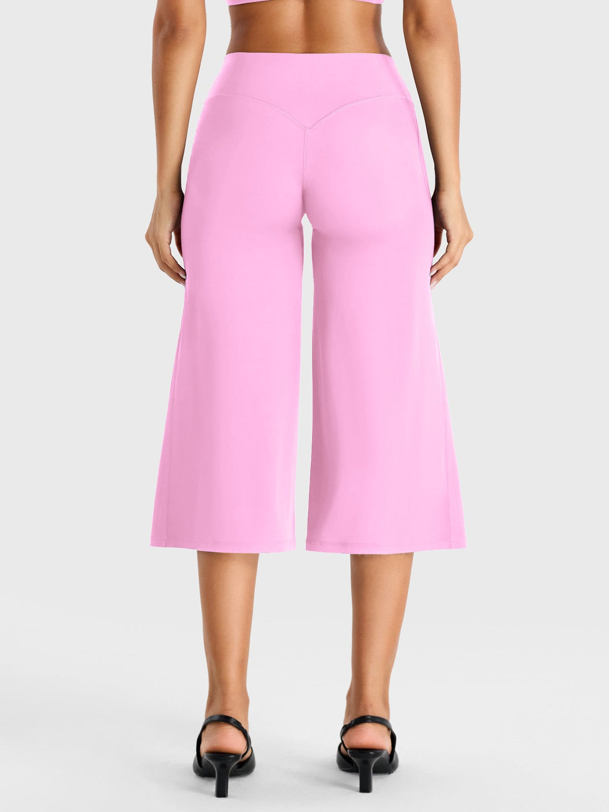Pantalones Capri Ease de Pierna Ancha de 21" de Tiro Bajo