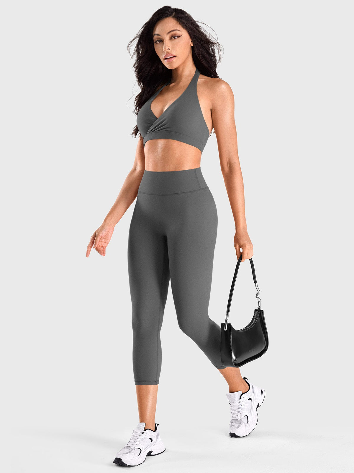 Leggings Capri Ease de Tiro Alto 21"