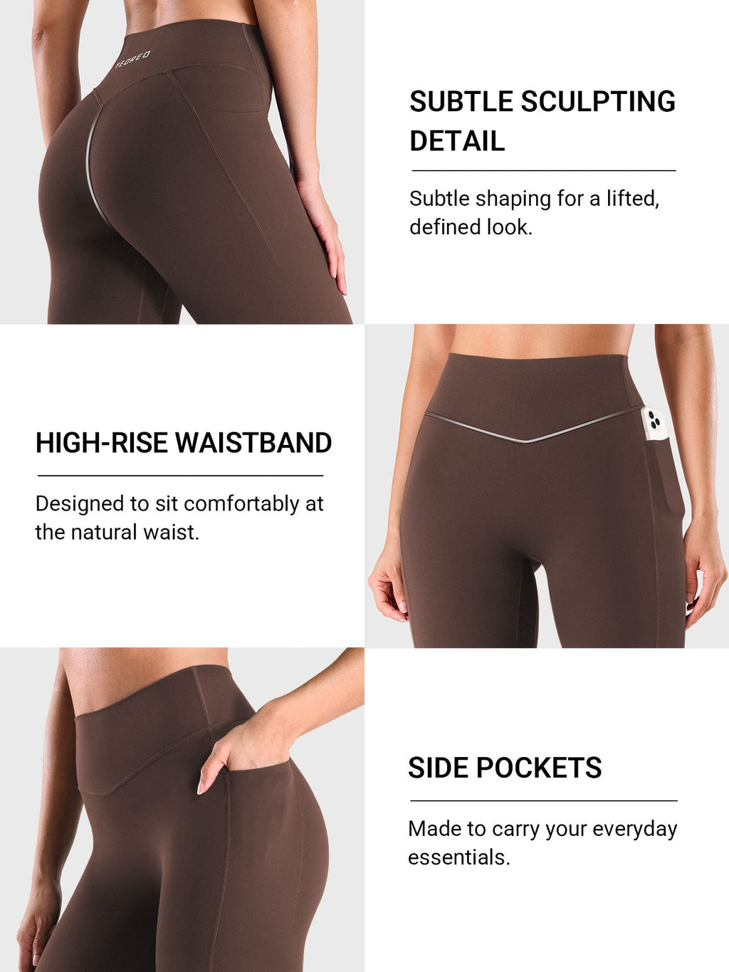 Leggings Moldeadores CoreFlex con Bolsillos