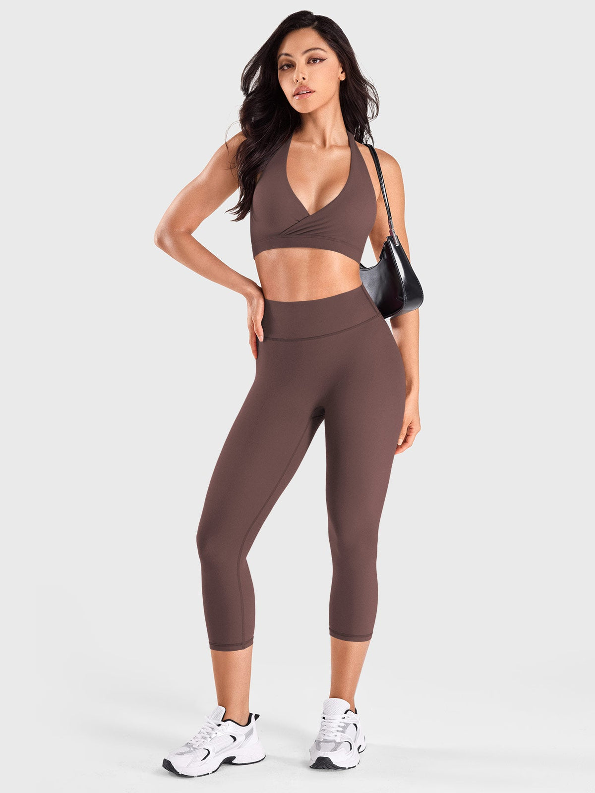 Leggings Capri Ease de Tiro Alto 21"