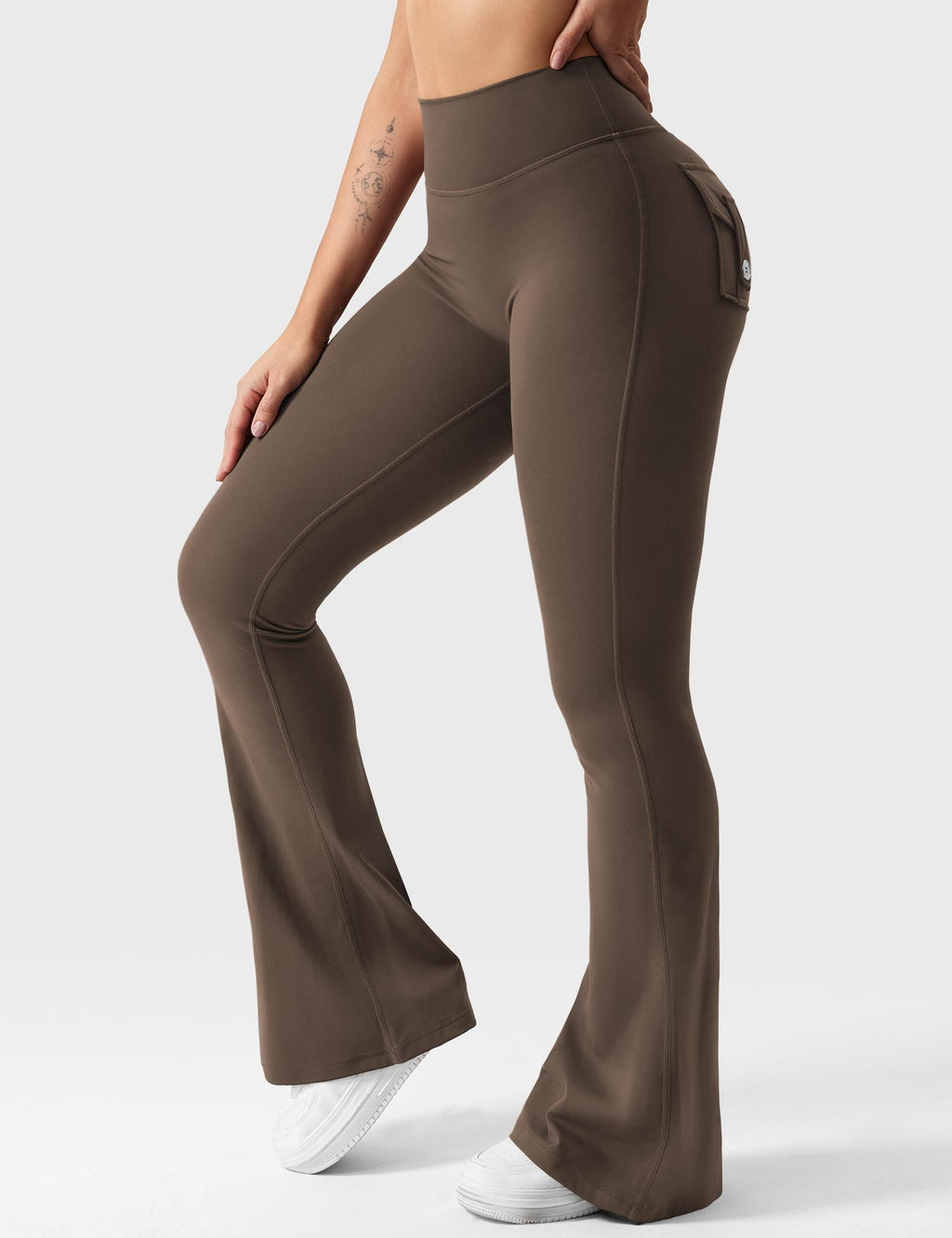 Leggings Acampanados CoreFlex de 31.5" con Bolsillos
