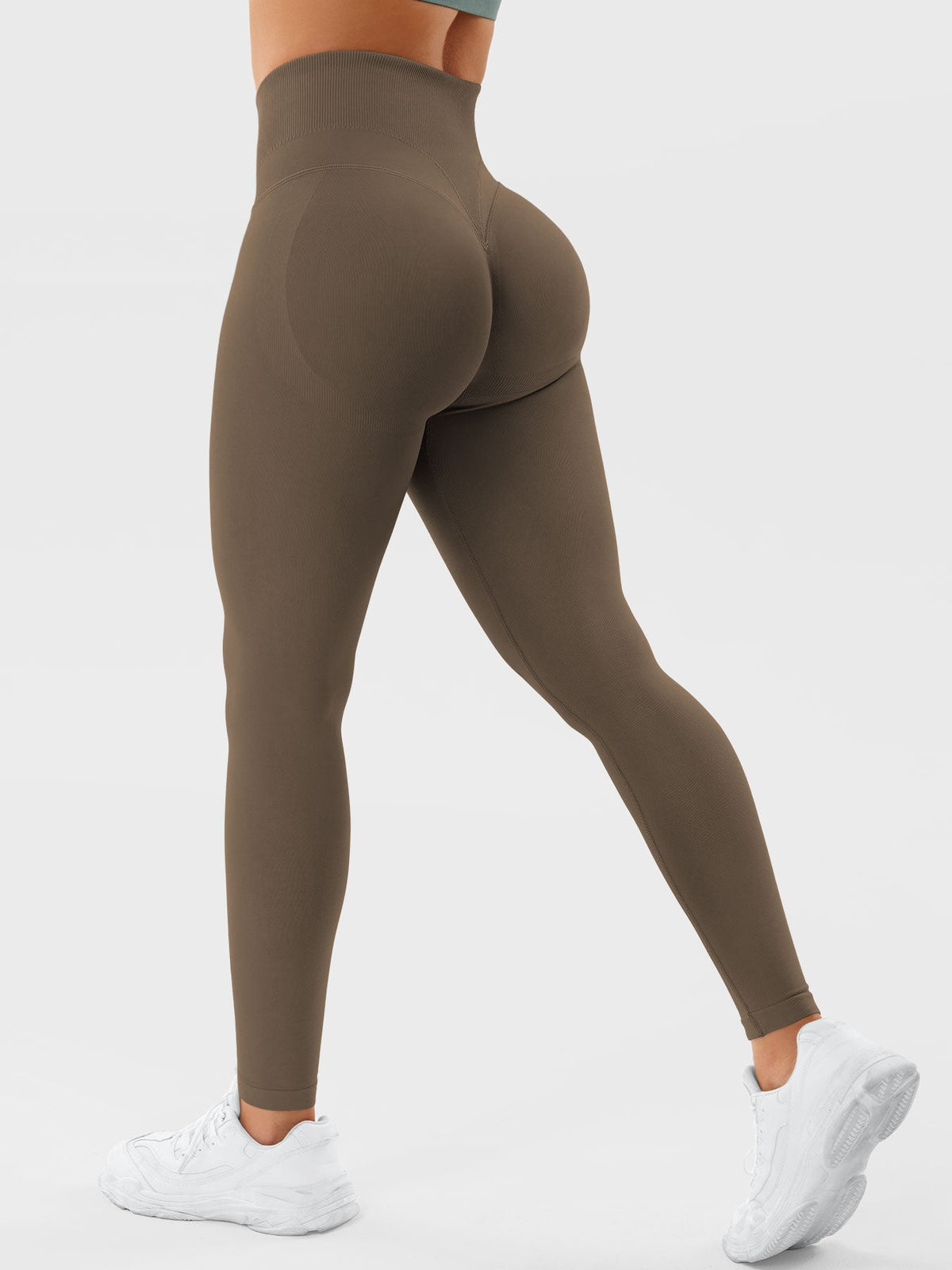 Leggings sin Costuras Contour con Espalda en V